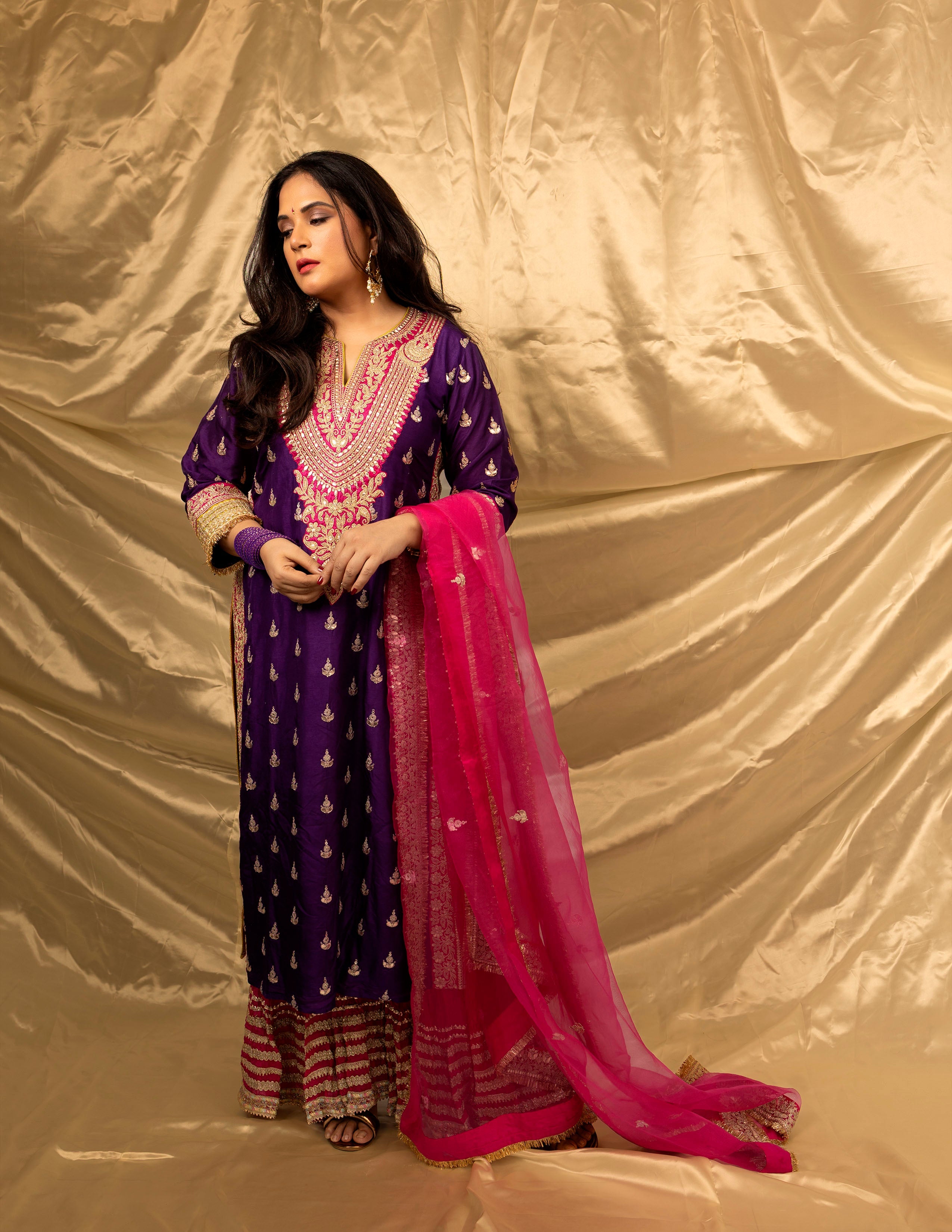 Richa Chadha in Fitoor Sharara Set