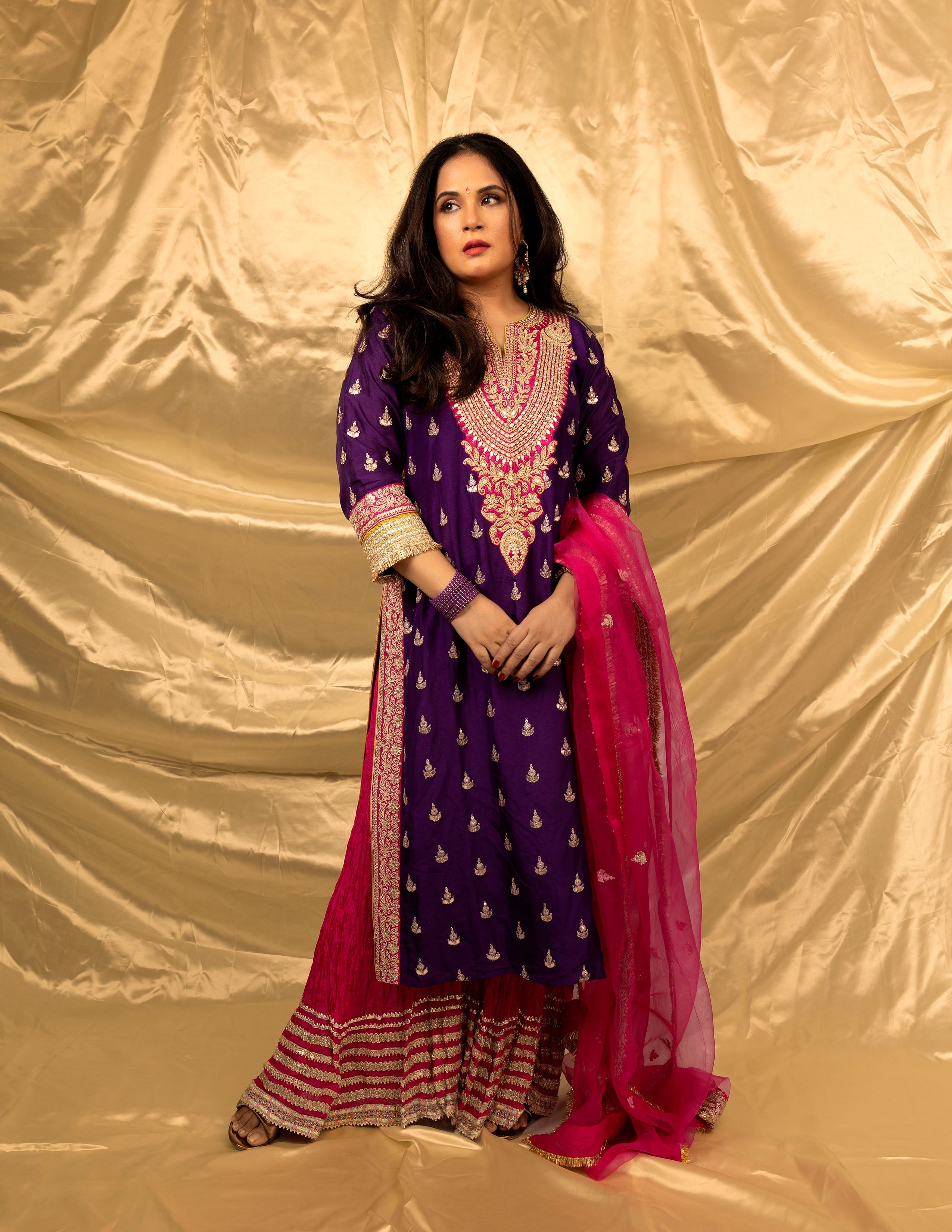 Richa Chadha in Fitoor Sharara Set