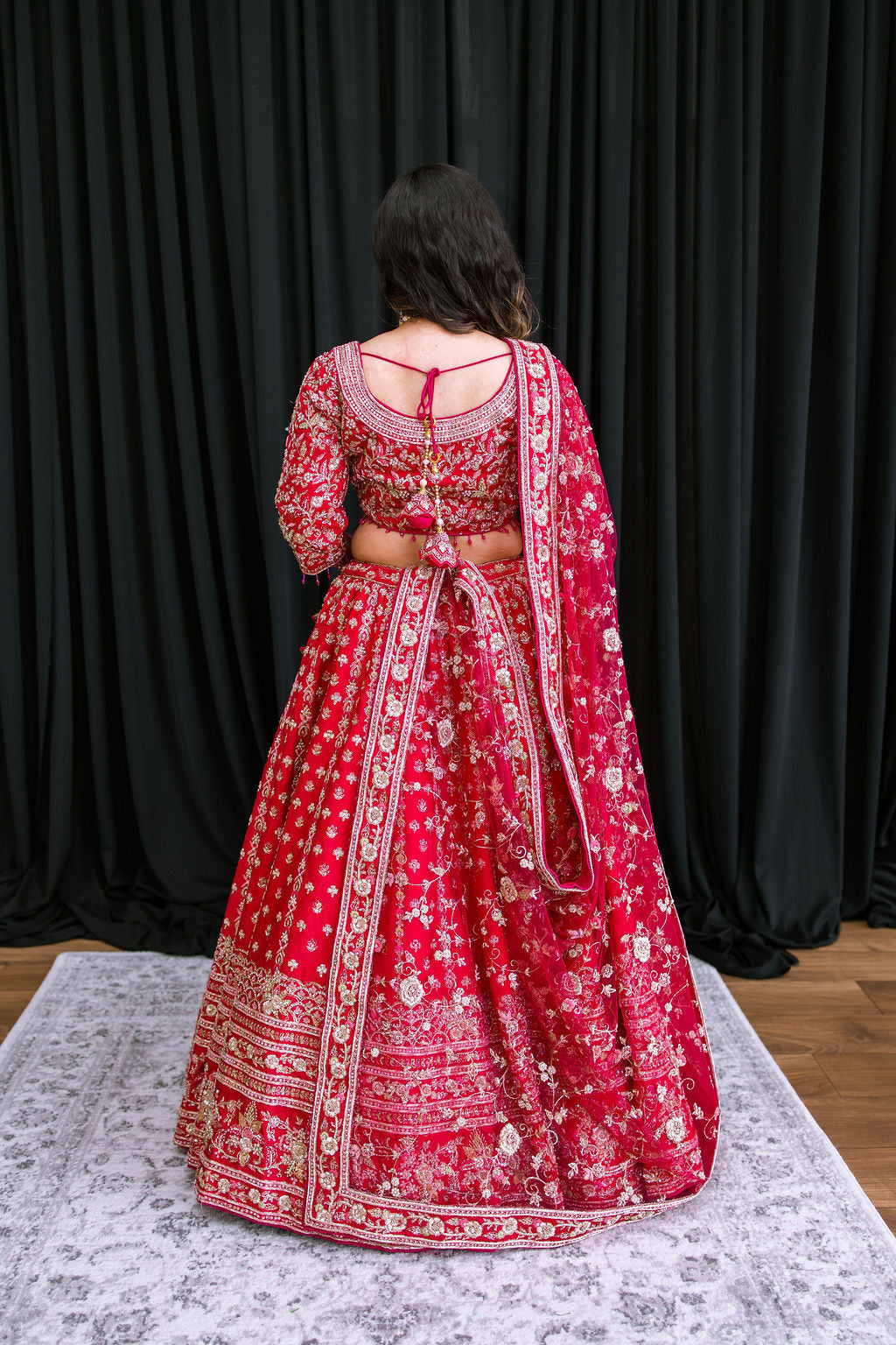 Maharani Rani Pink - Mila Bridal Lehenga - Ready To Ship
