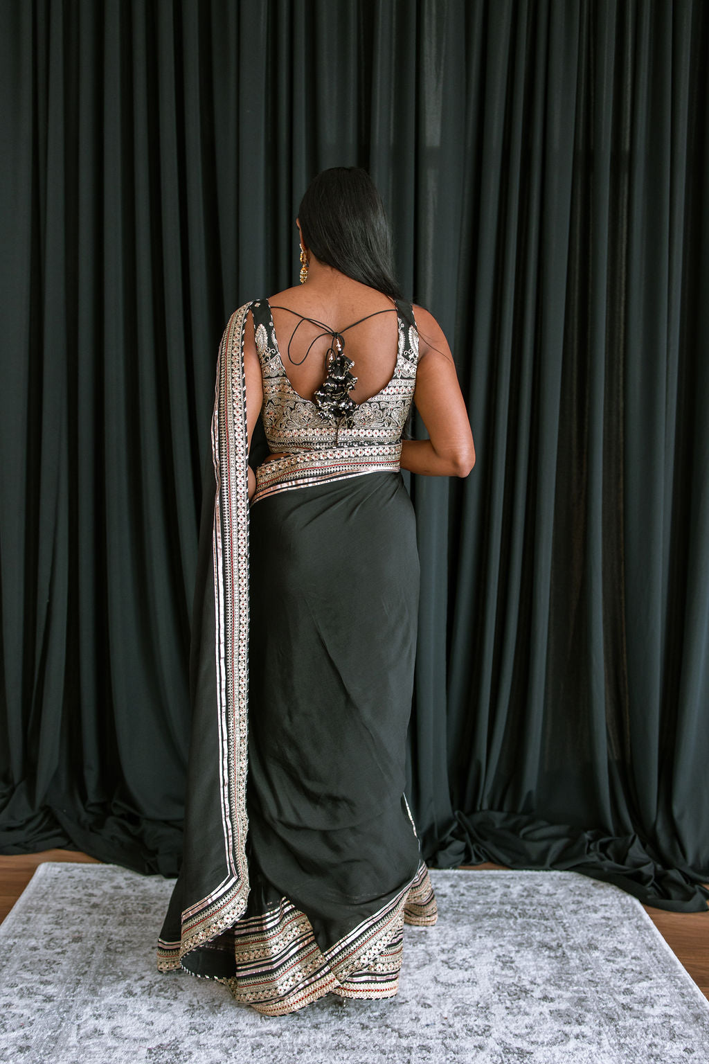 Ave Chicago x Gopi Vaid Golconda Kuban Saree Set