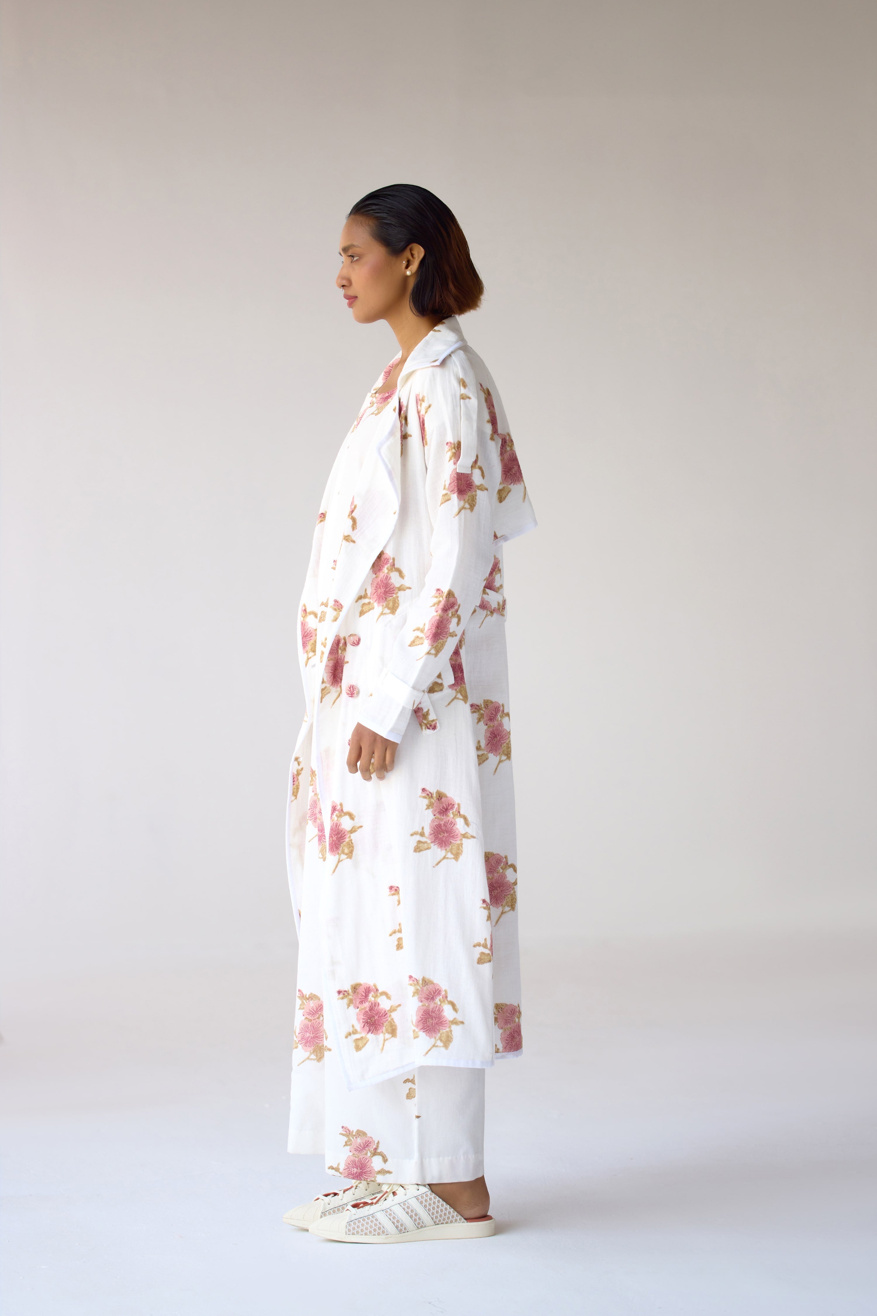 White Jumpsuit & Jacket Set - CNC201