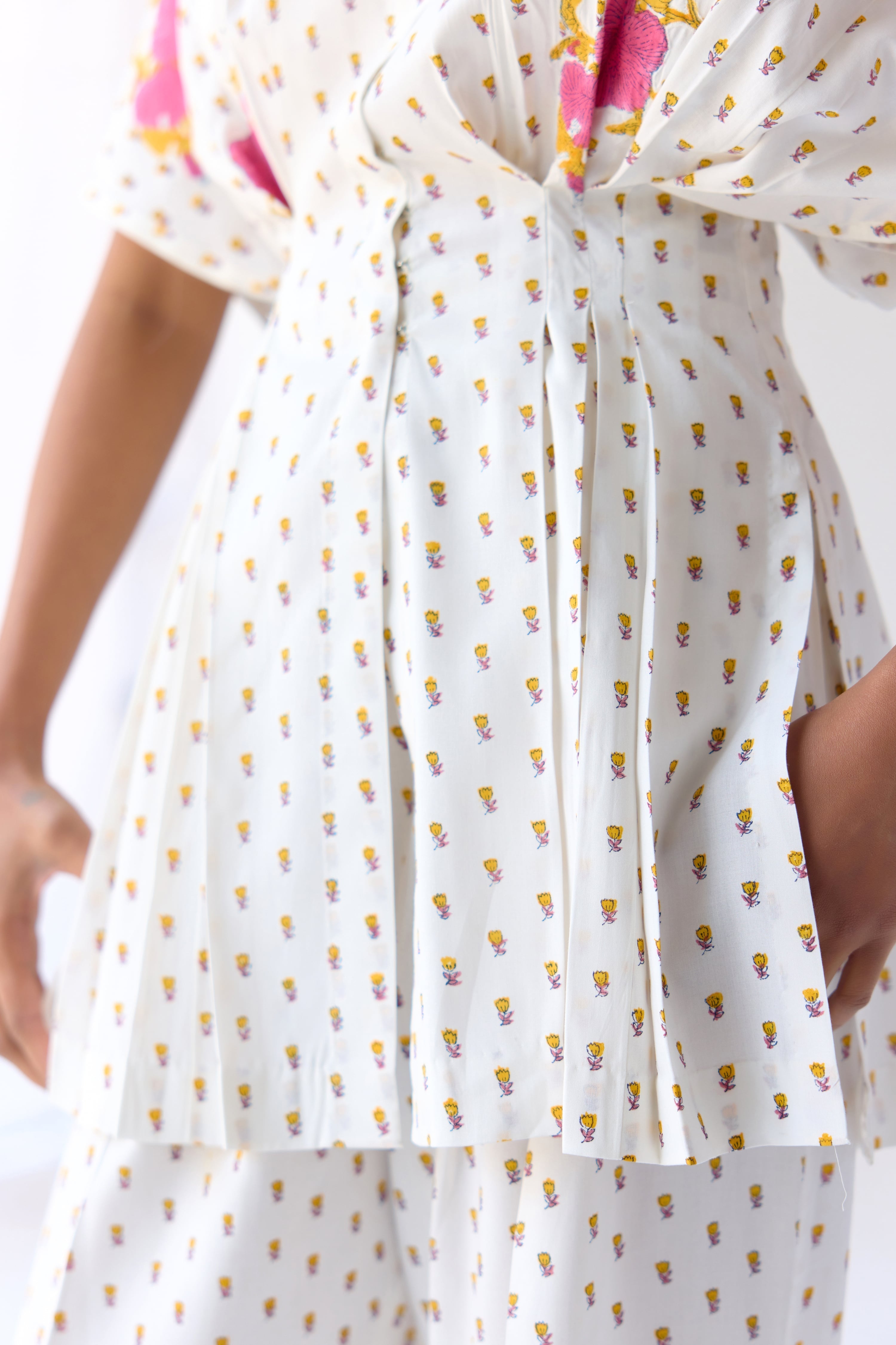 White Top & Trouser Set - CNC204