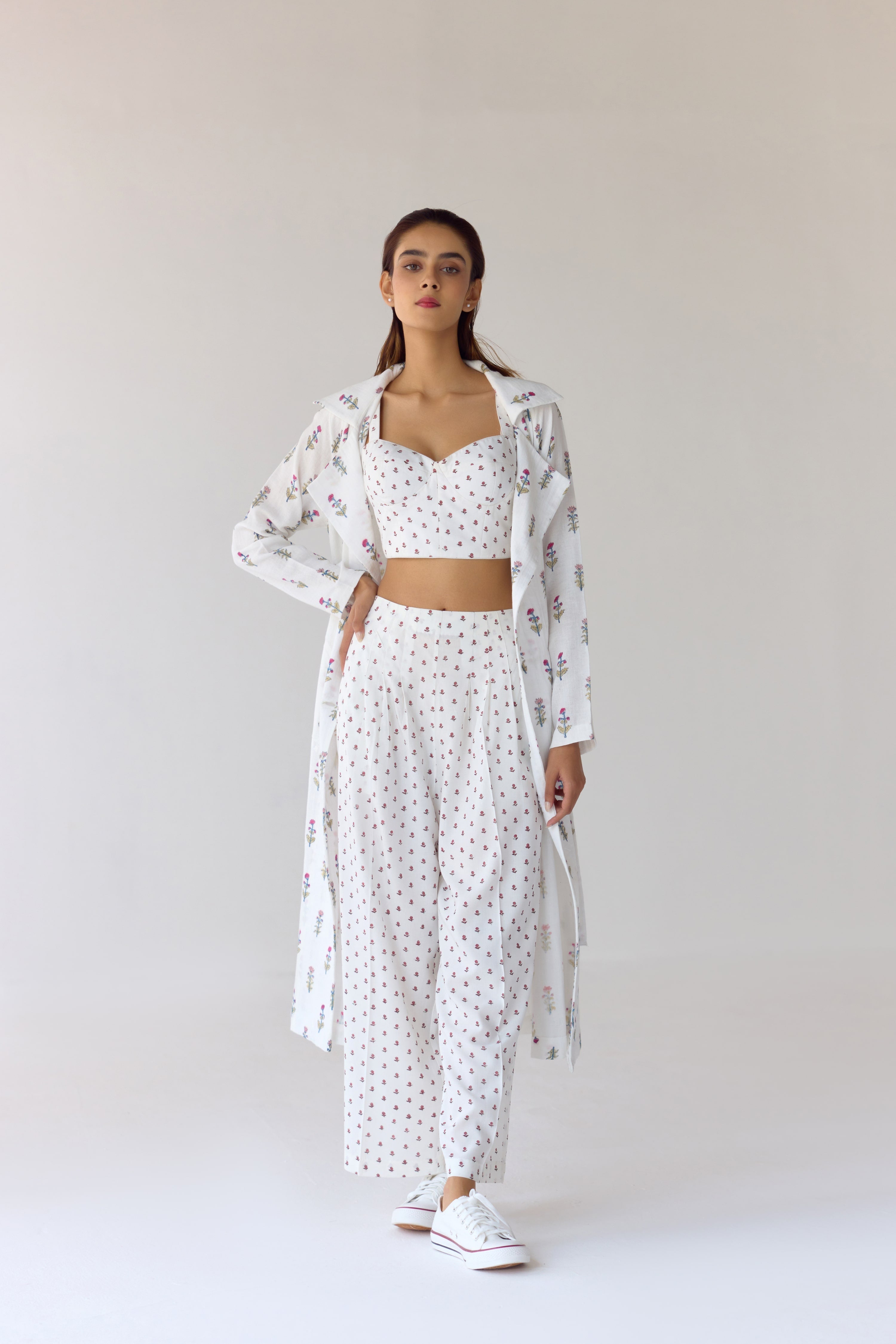 White Jacket Set - CNC206