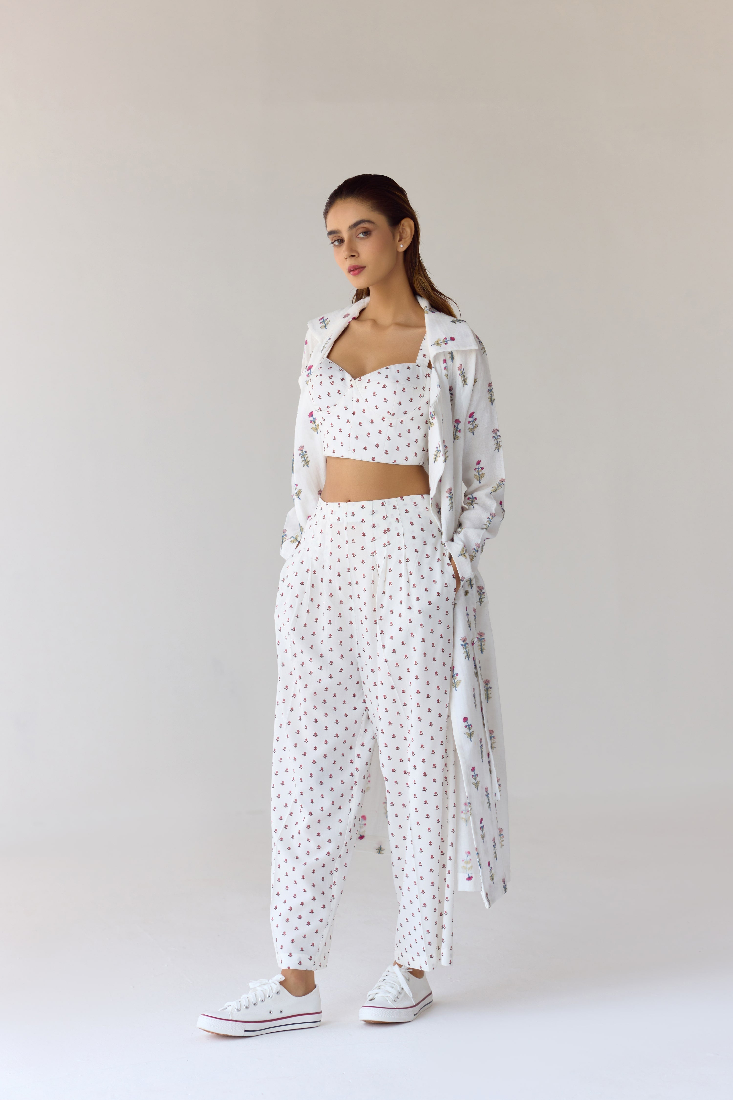 White Jacket Set - CNC206