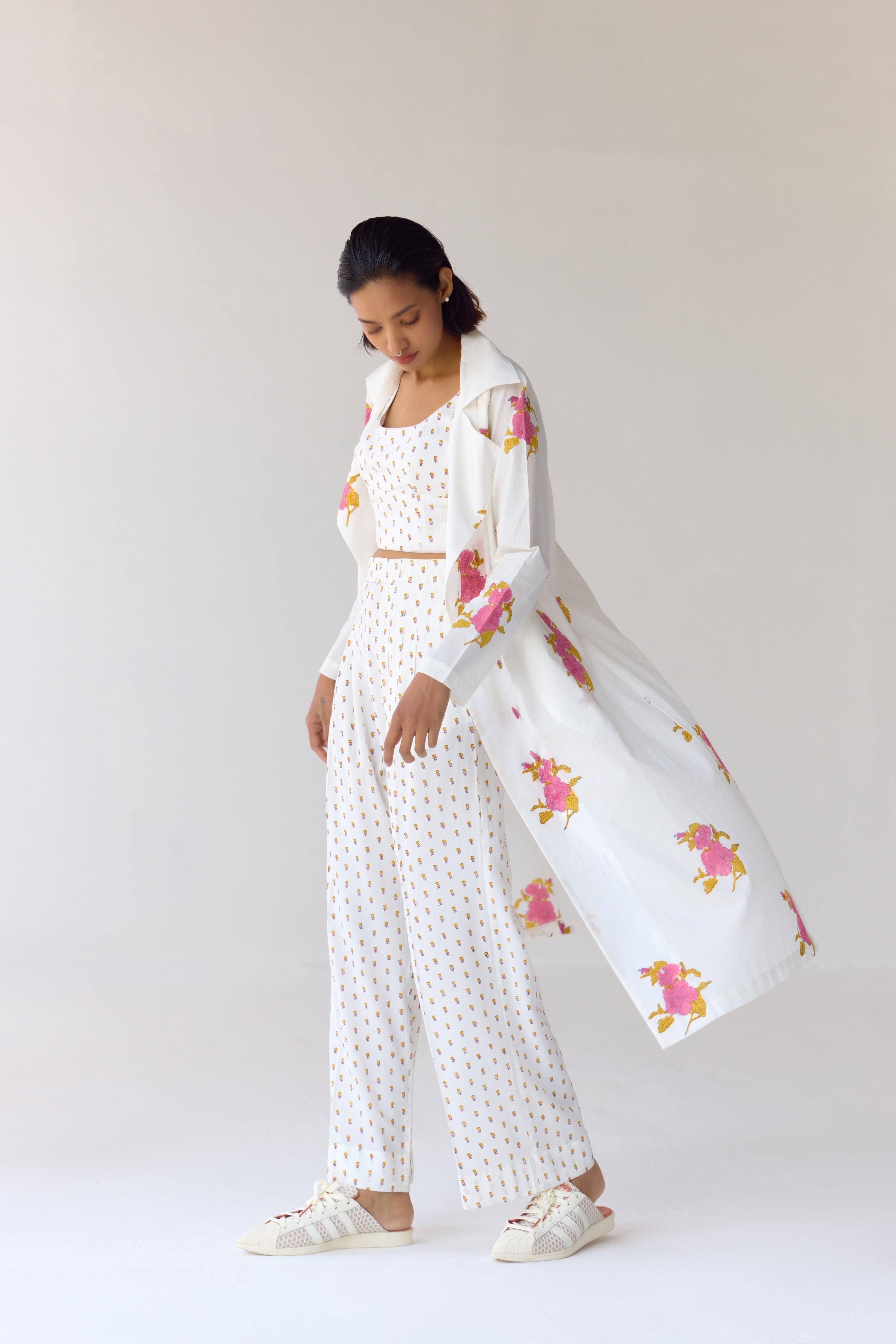 White Jacket Set - CNC207