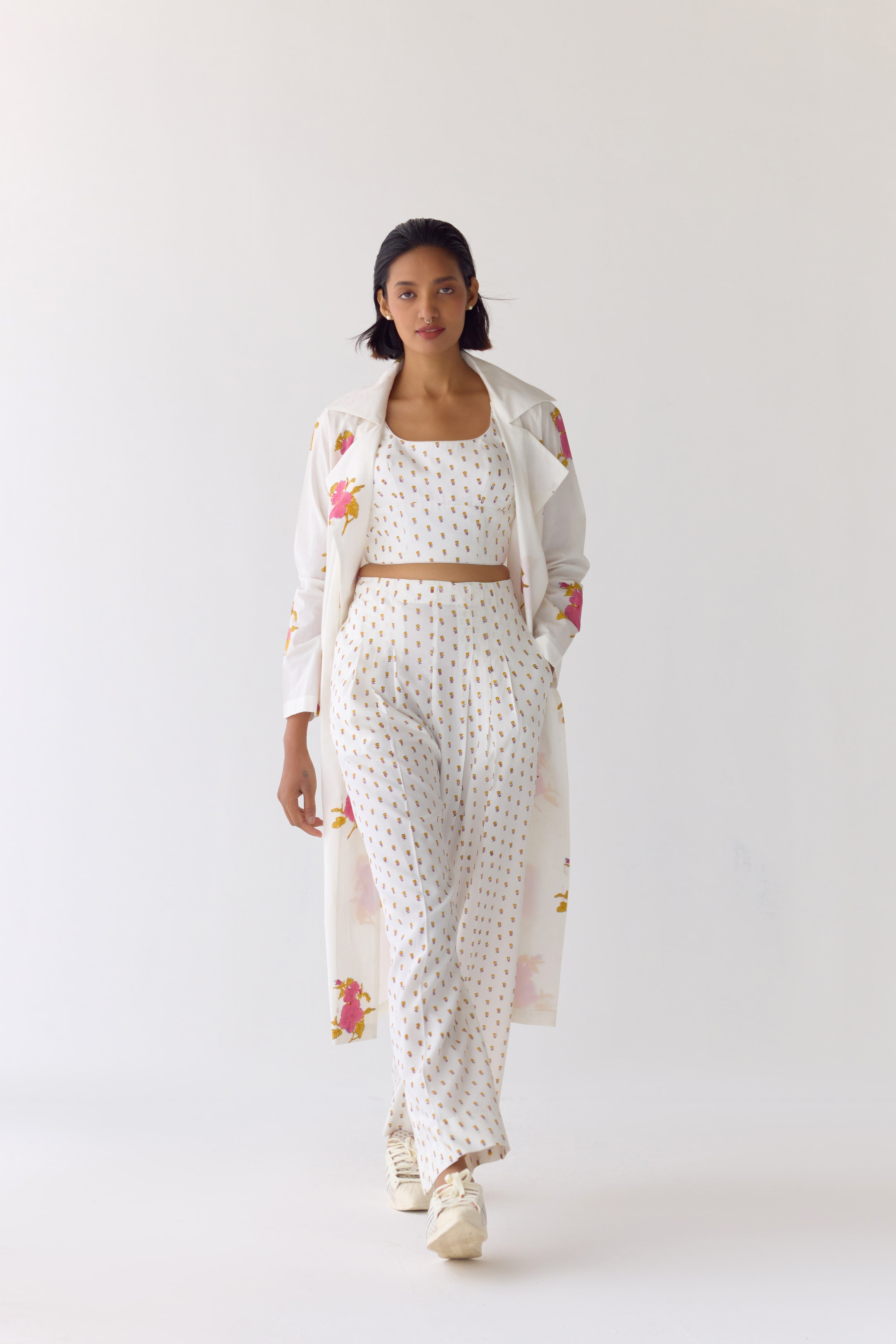 White Jacket Set - CNC207