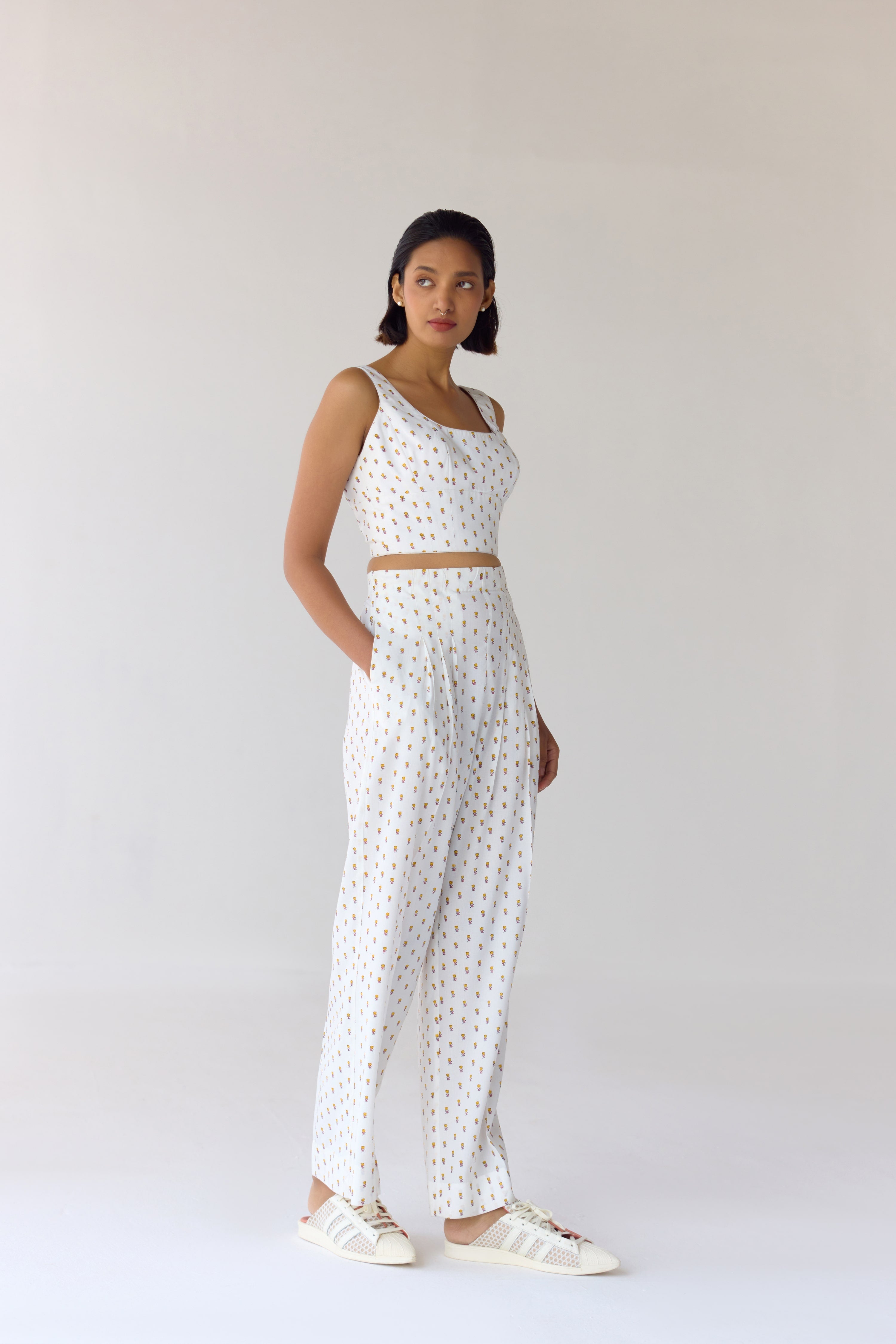 White Jacket Set - CNC207