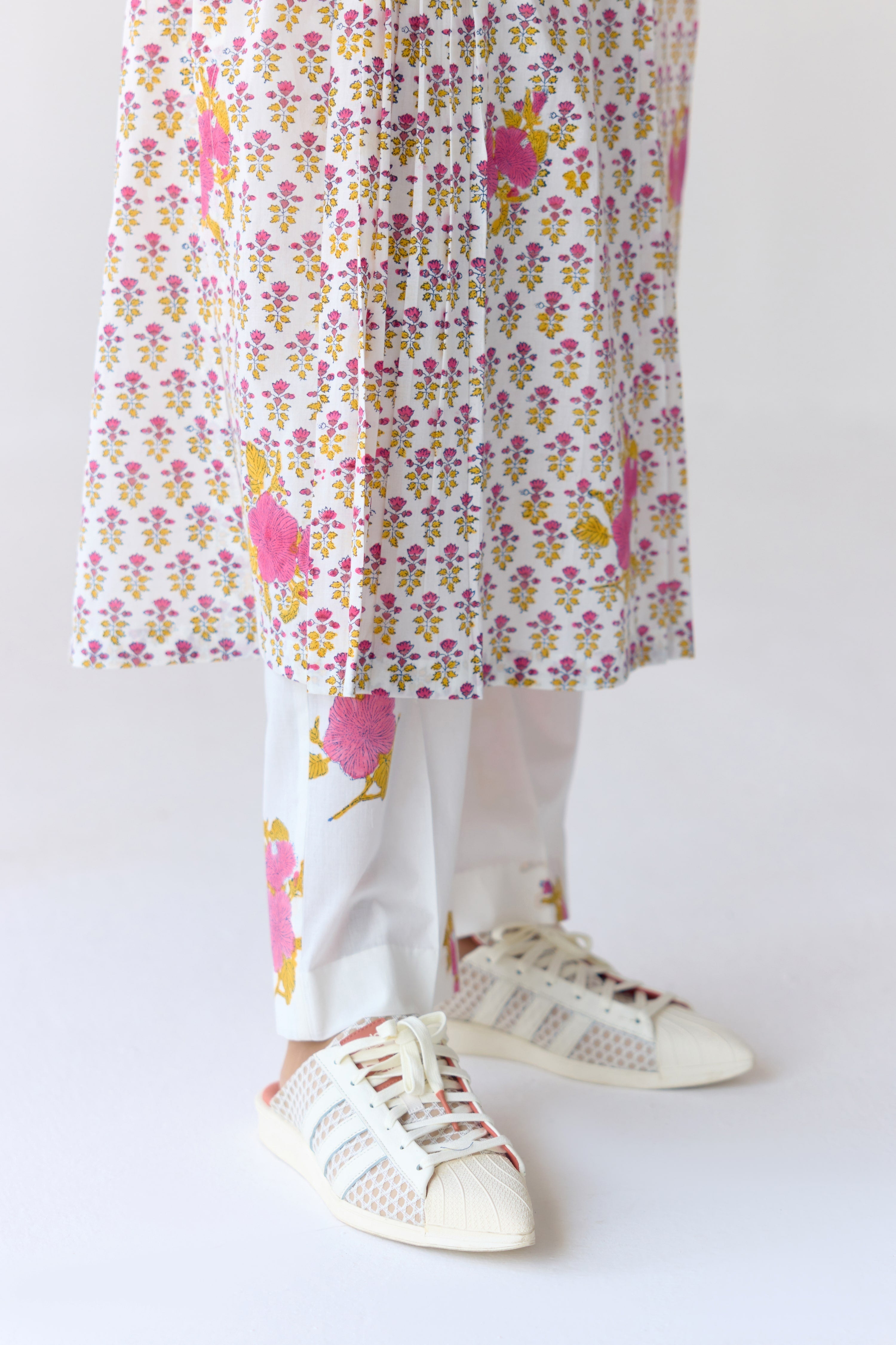 White Kurta Set - CNC210