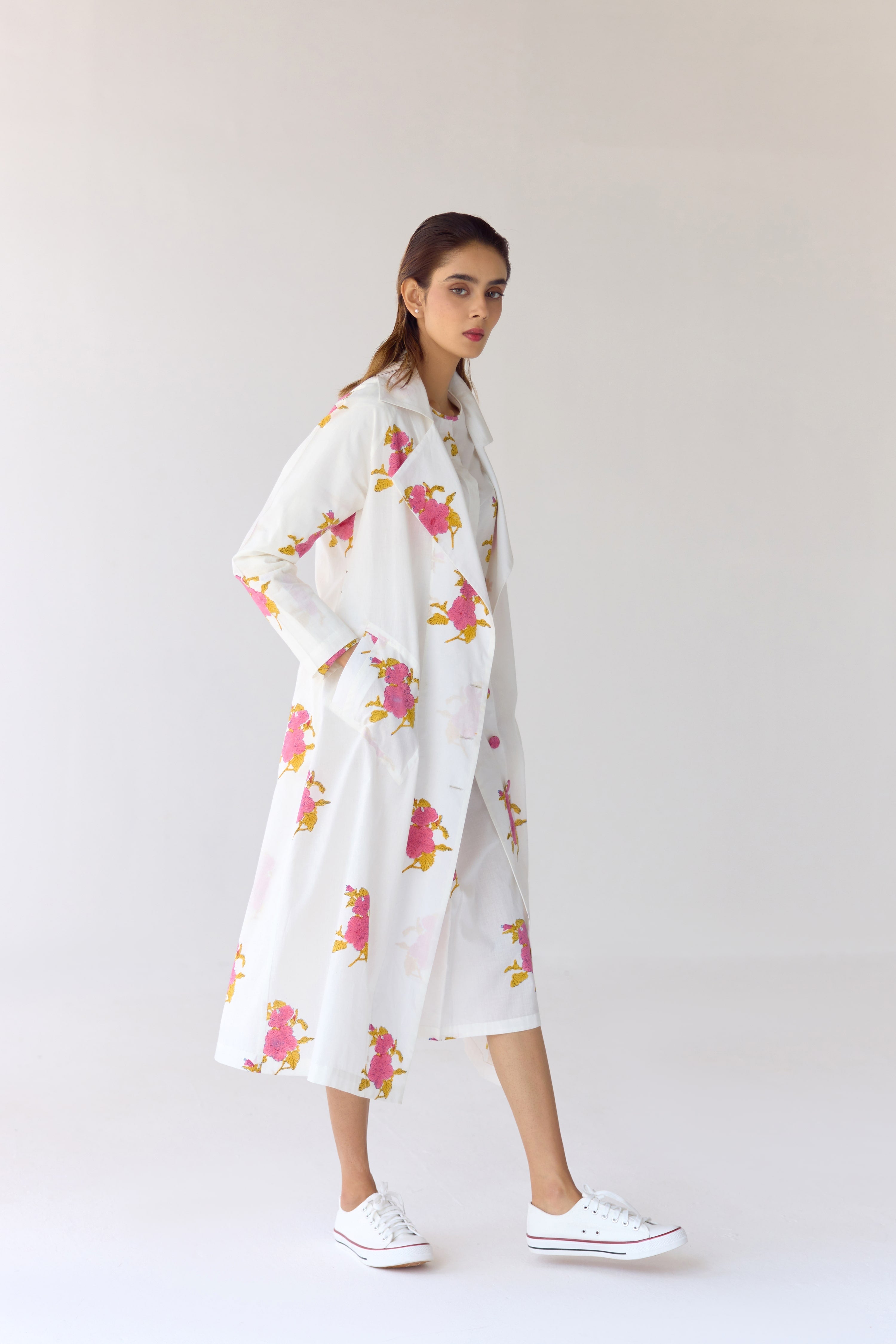 White Tunic & Jacket Set - CNC211