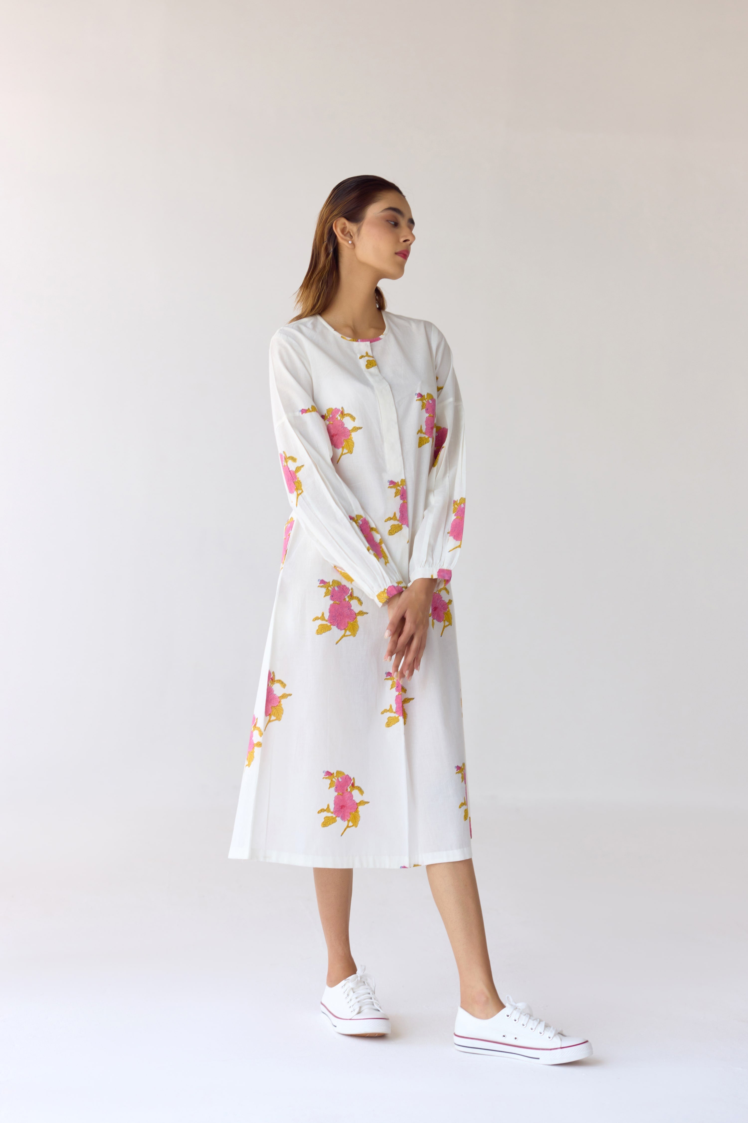 White Tunic & Jacket Set - CNC211