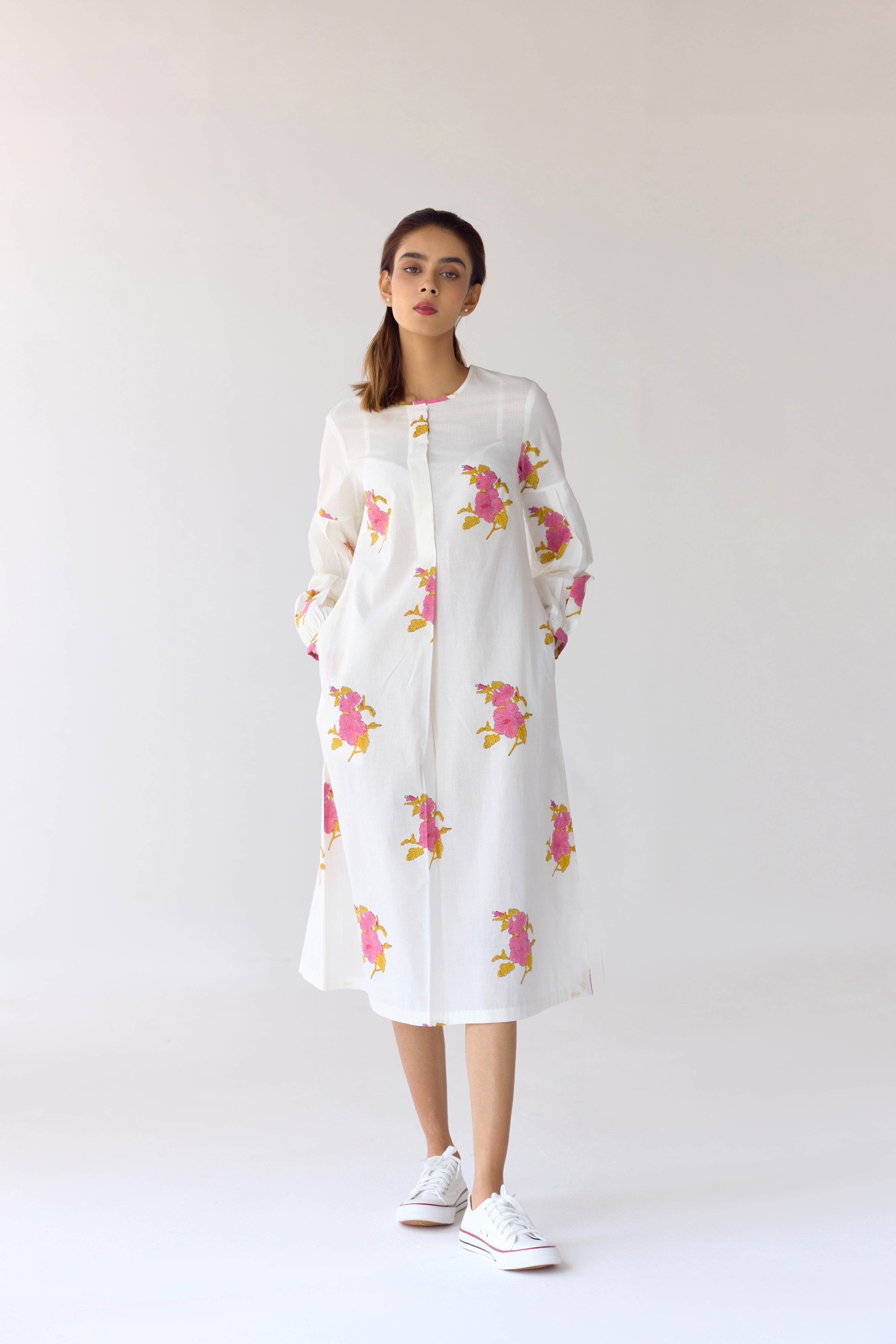 White Tunic & Jacket Set - CNC211