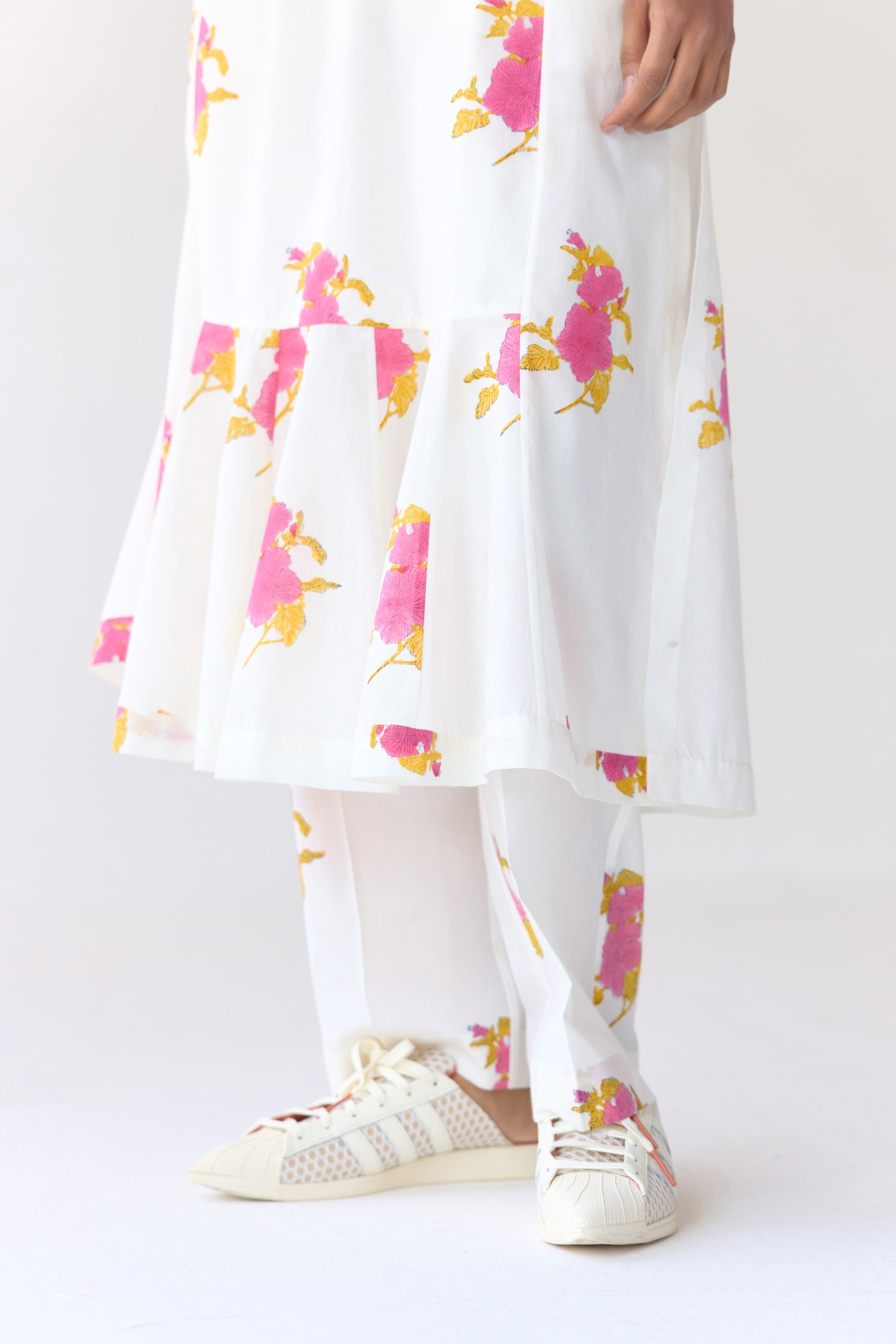 White Kurta Set - CNC213