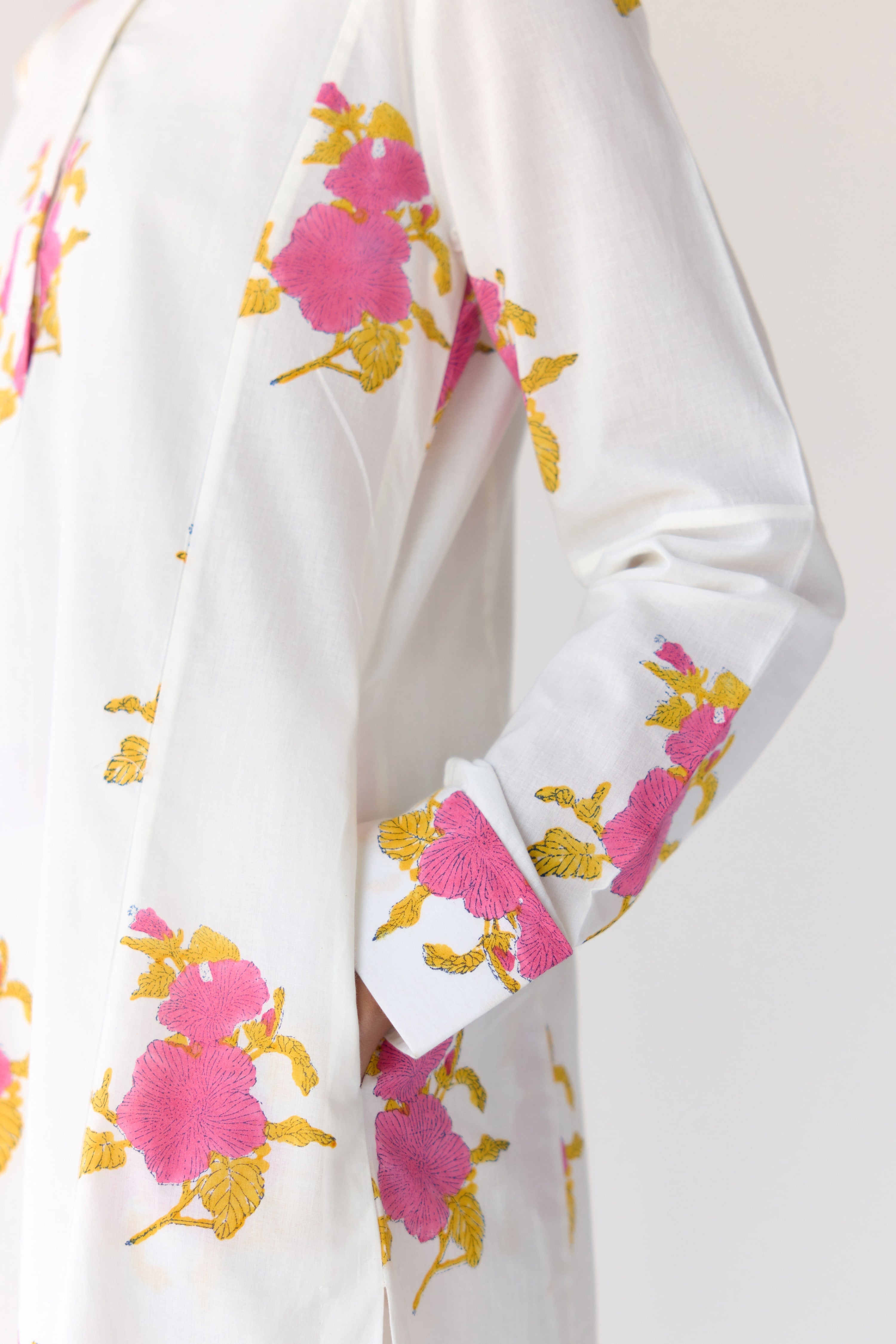 White Kurta Set - CNC213