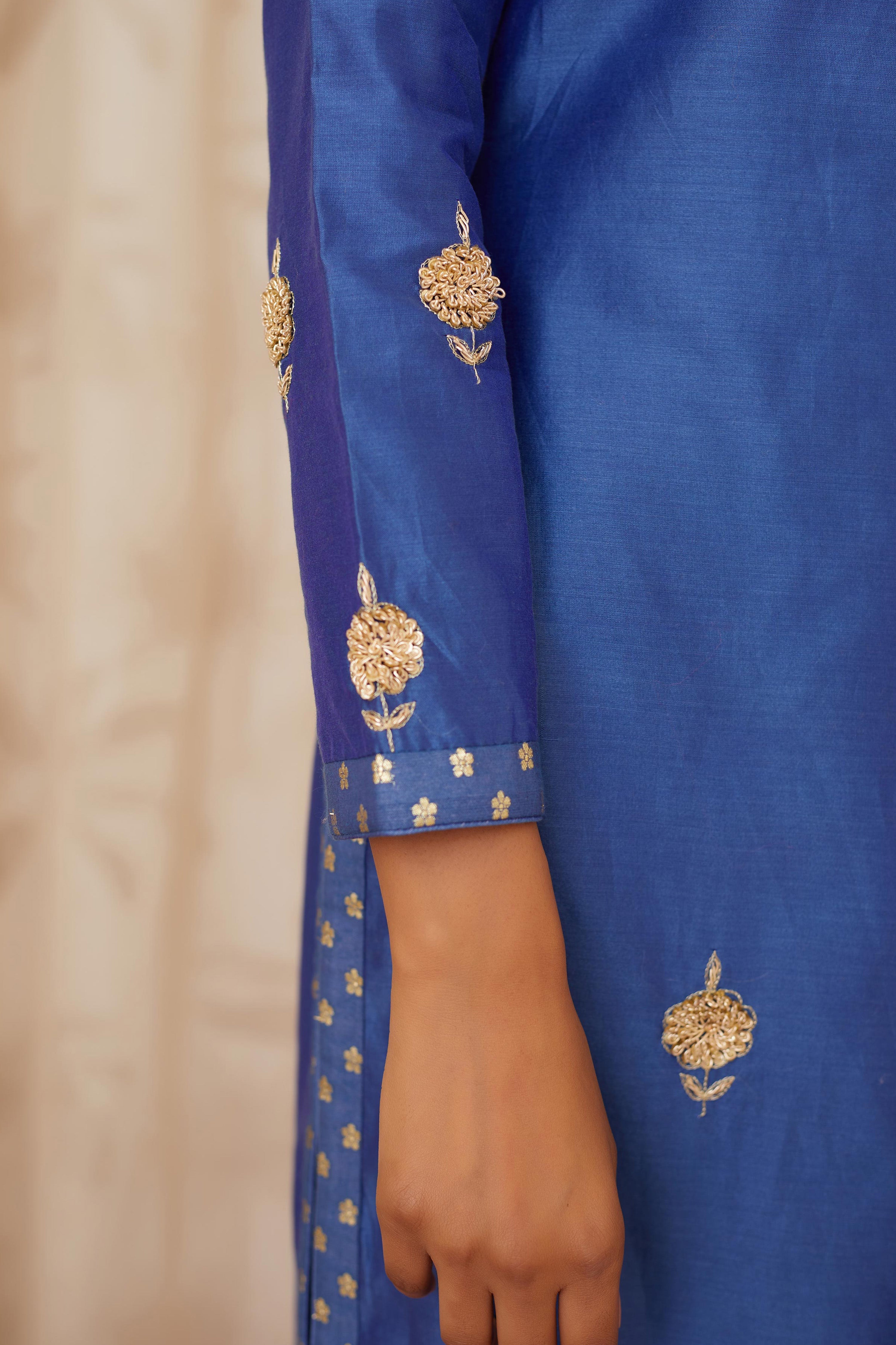Royal Blue Kurta Set
