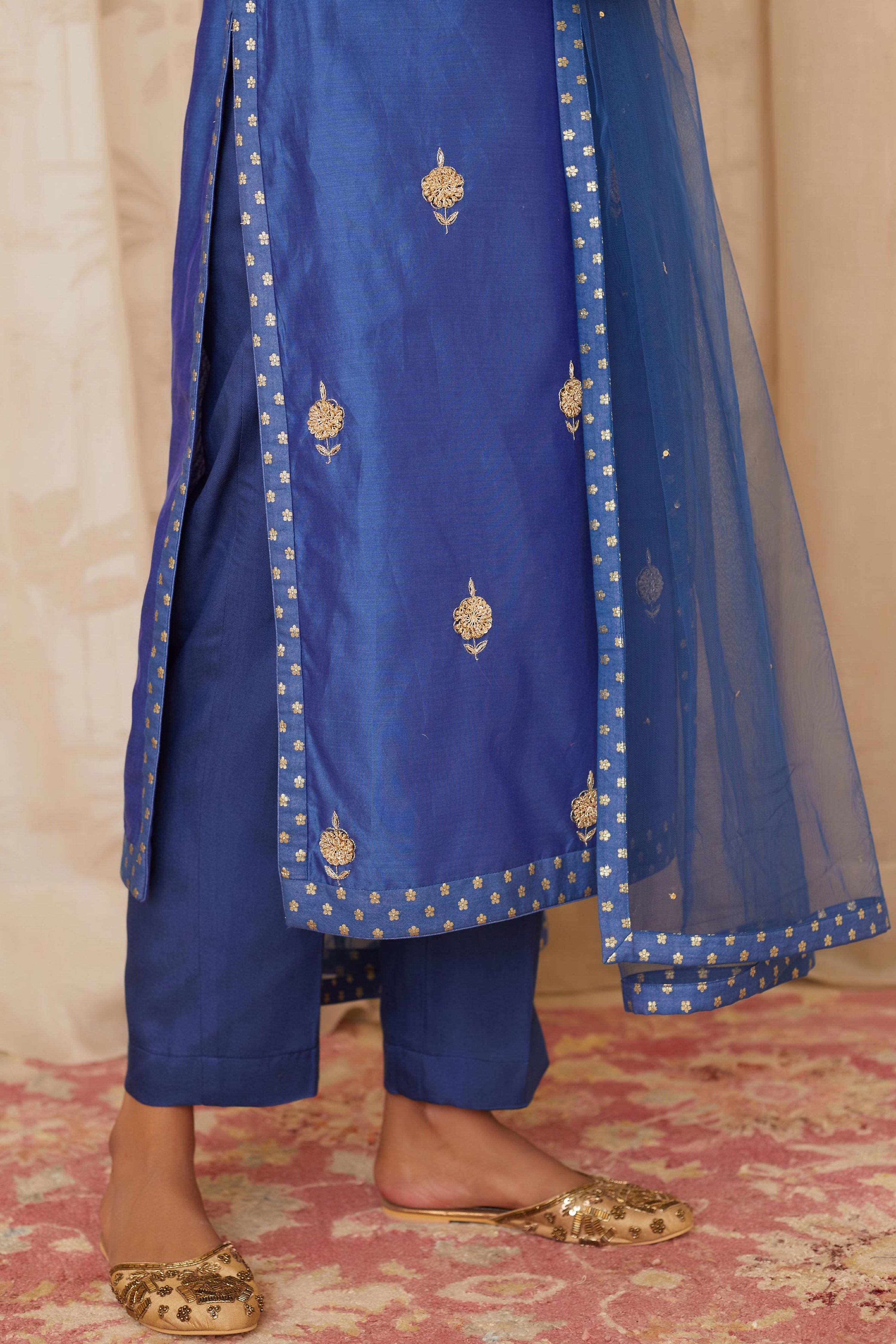 Royal Blue Kurta Set