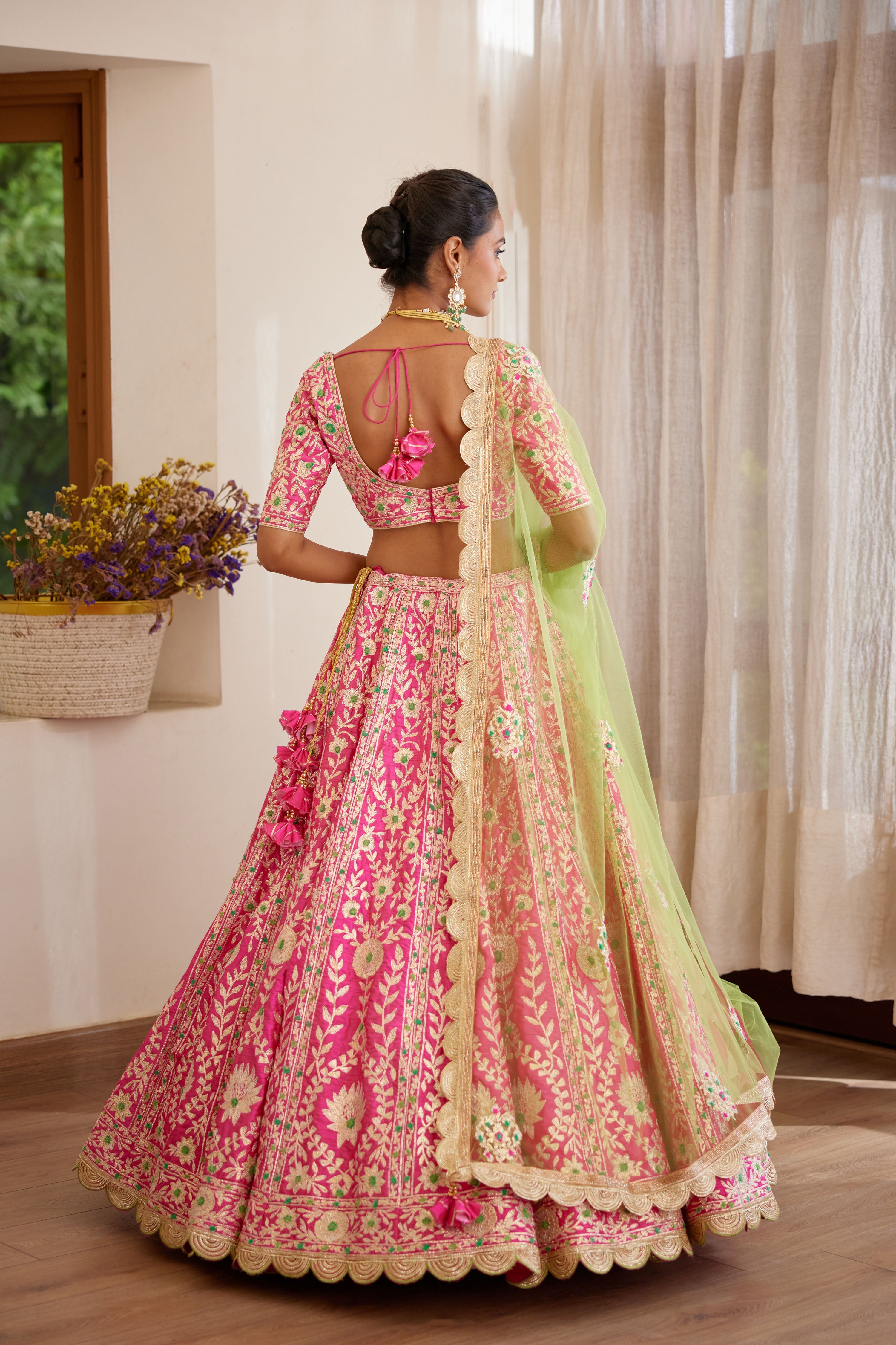 Pink Lehenga Set