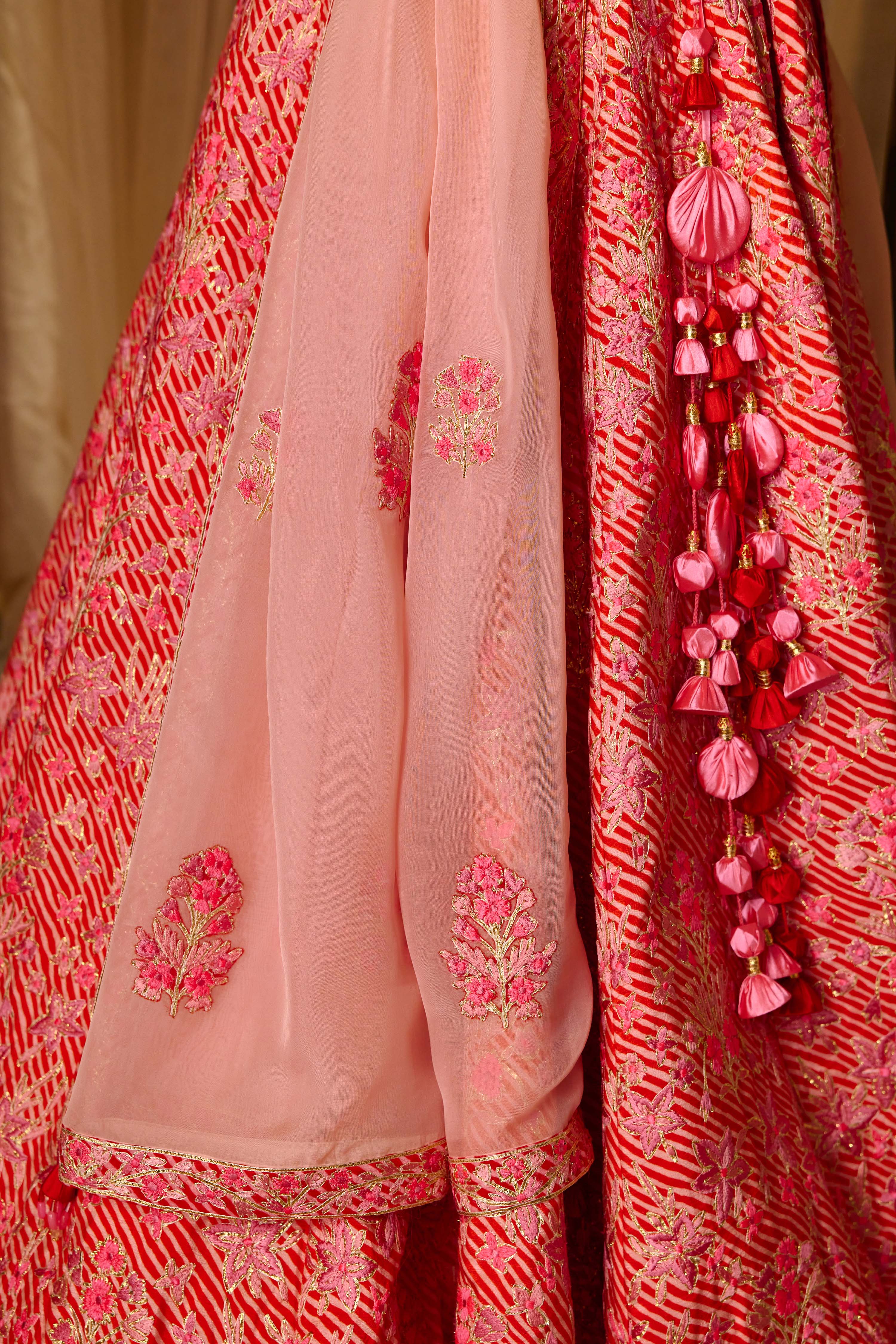 Bright Pink Lehenga Set