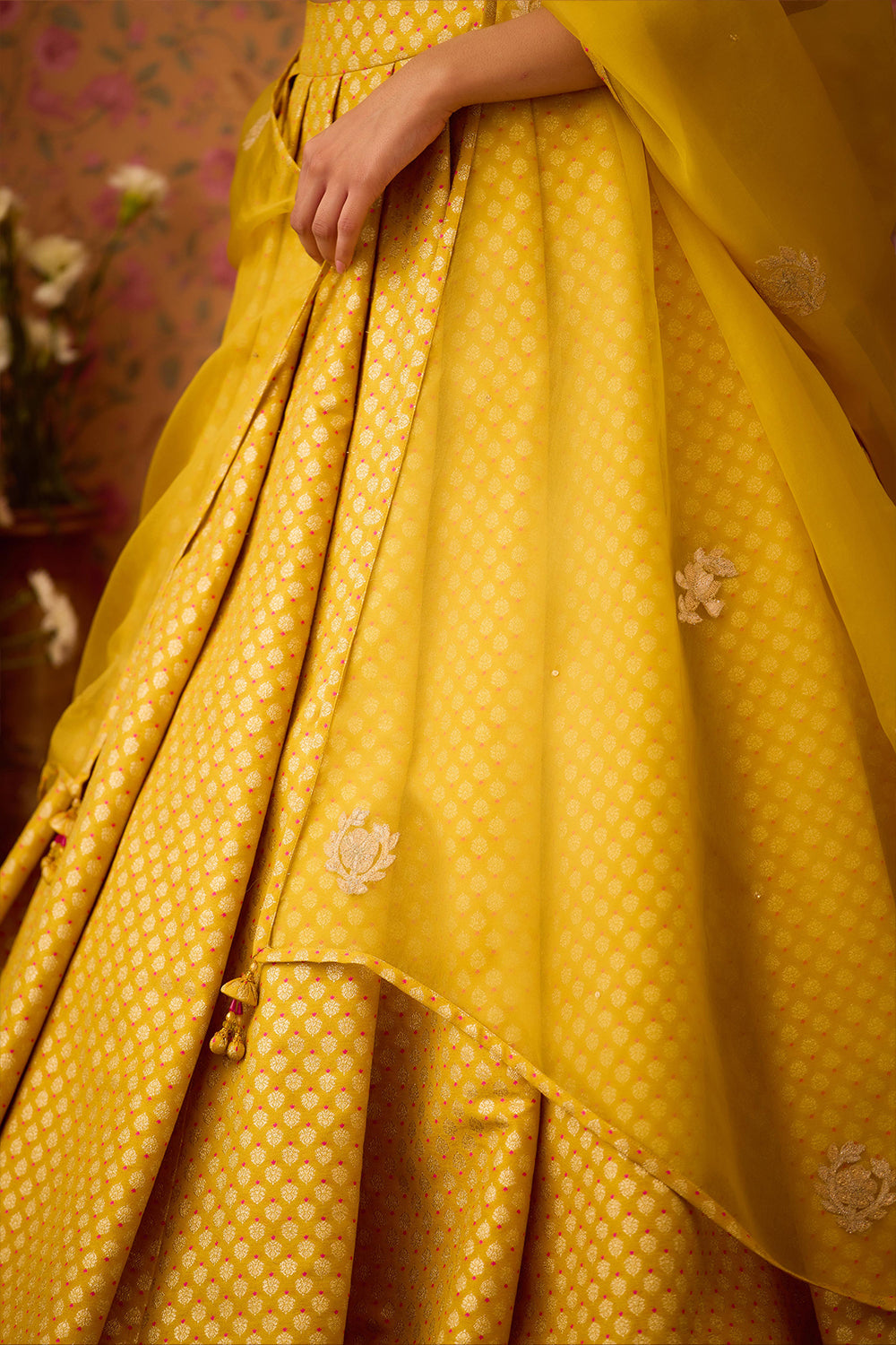 Maize Yellow Lehenga Set