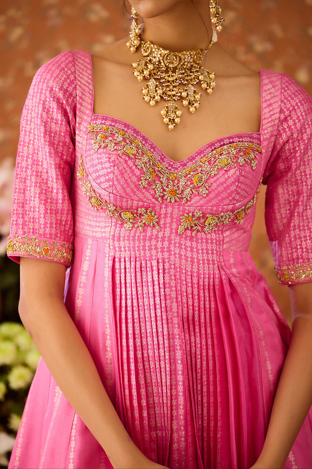 Rose Pink Sharara Set