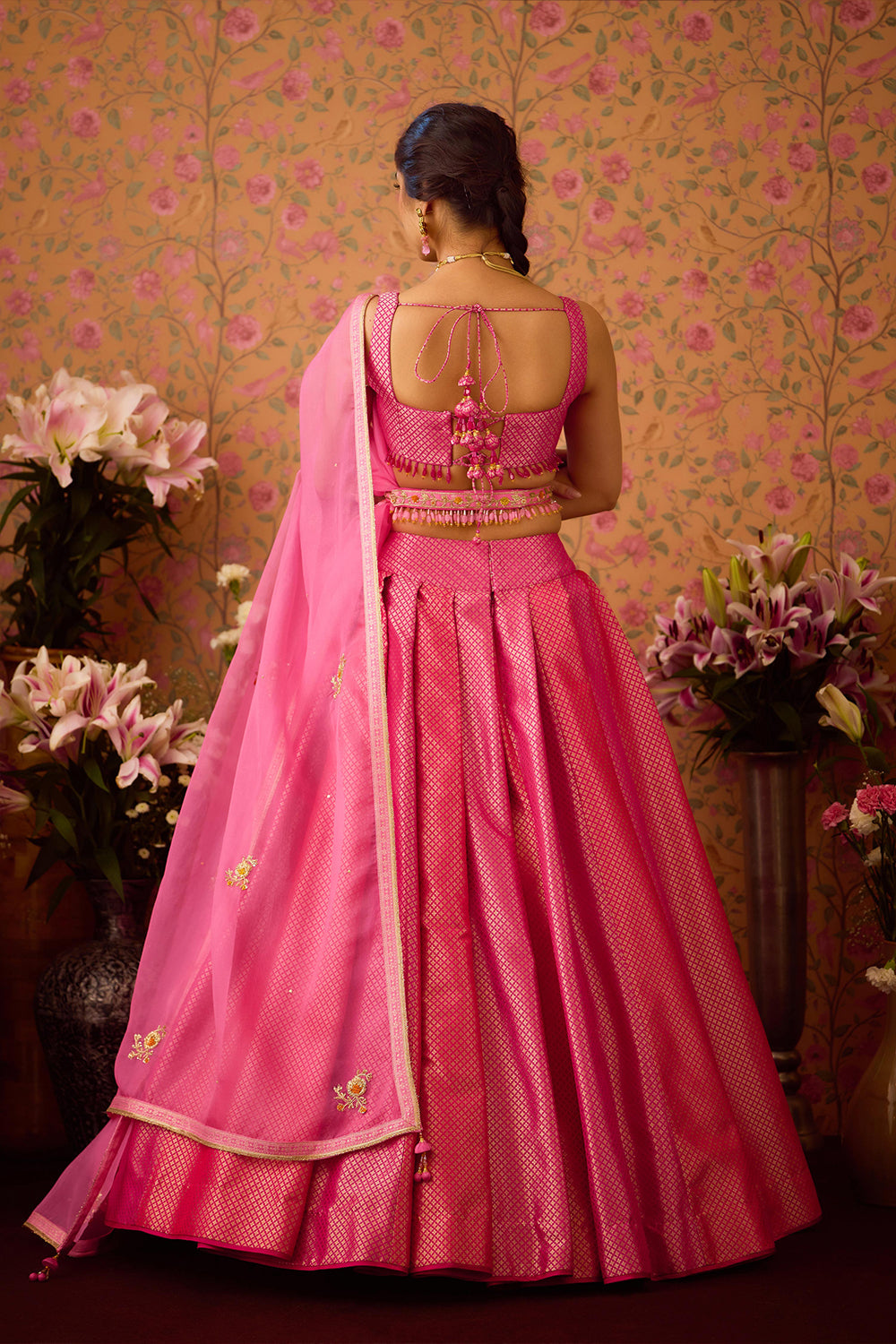 Rose Pink Lehenga Set