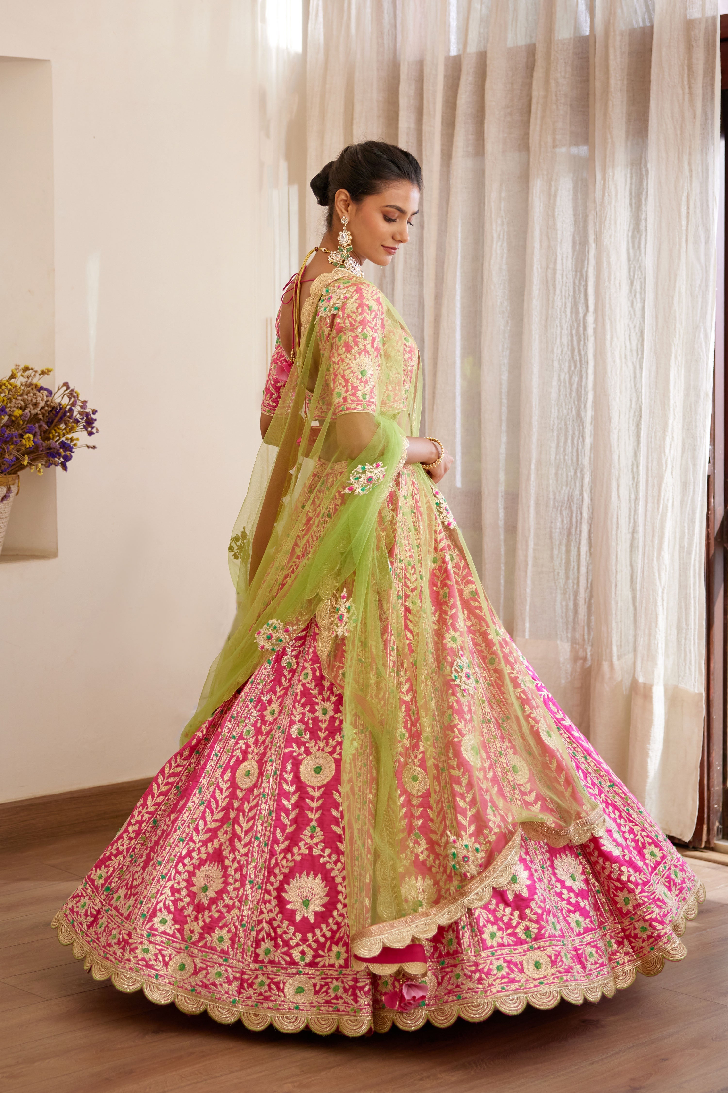 Pink Lehenga Set