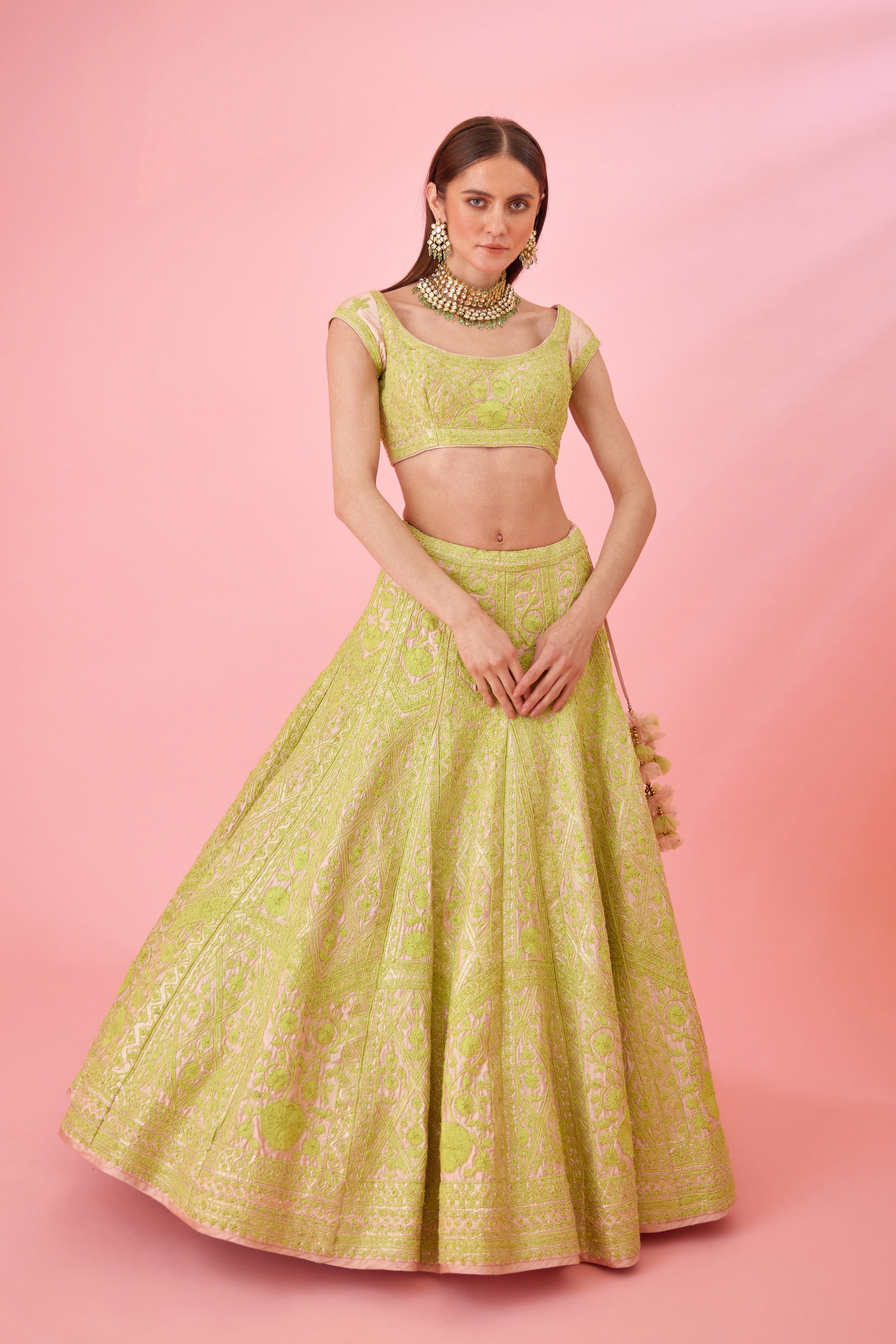 Potpourri Pink Lehenga Set