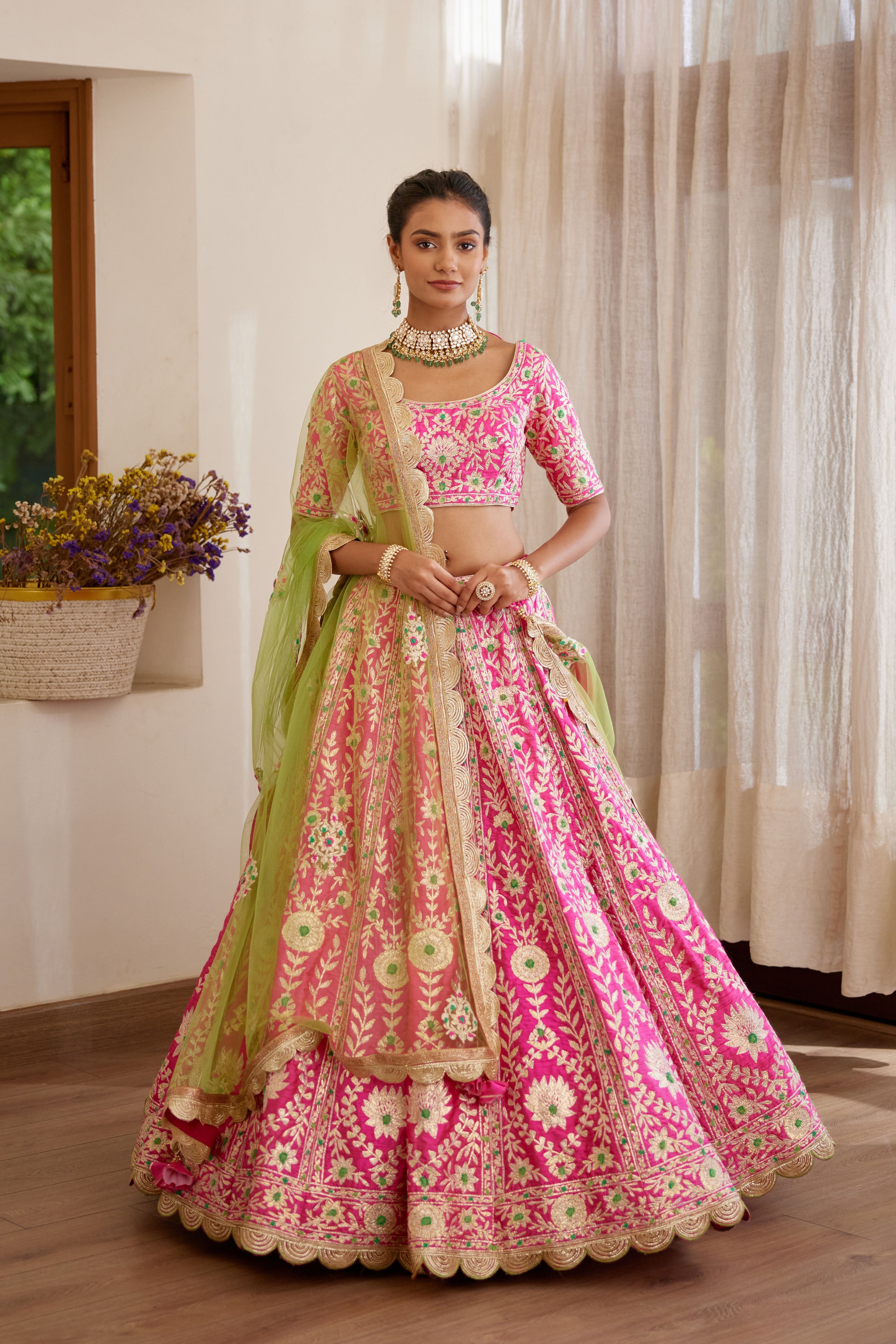 Pink Lehenga Set