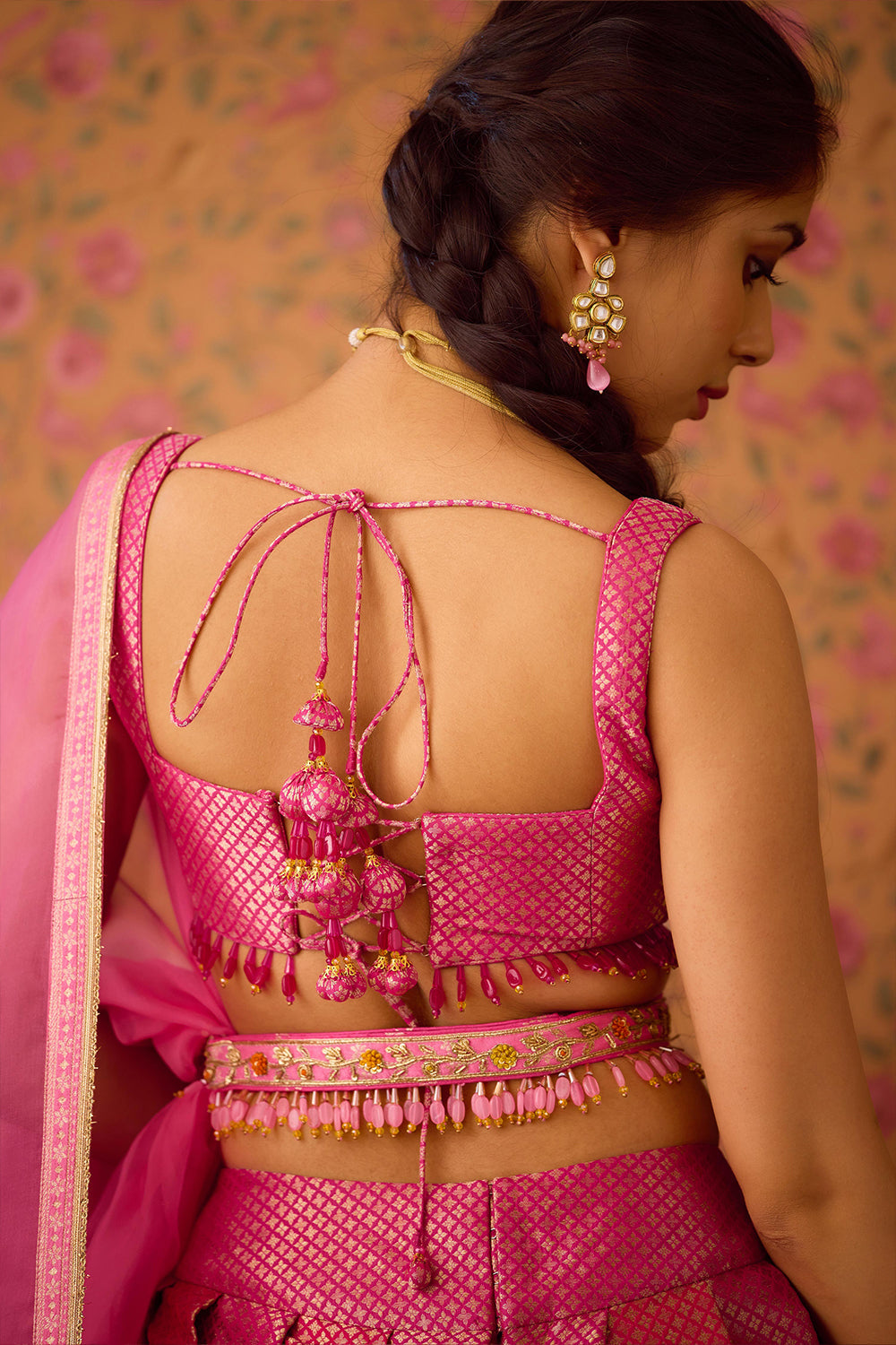 Rose Pink Lehenga Set