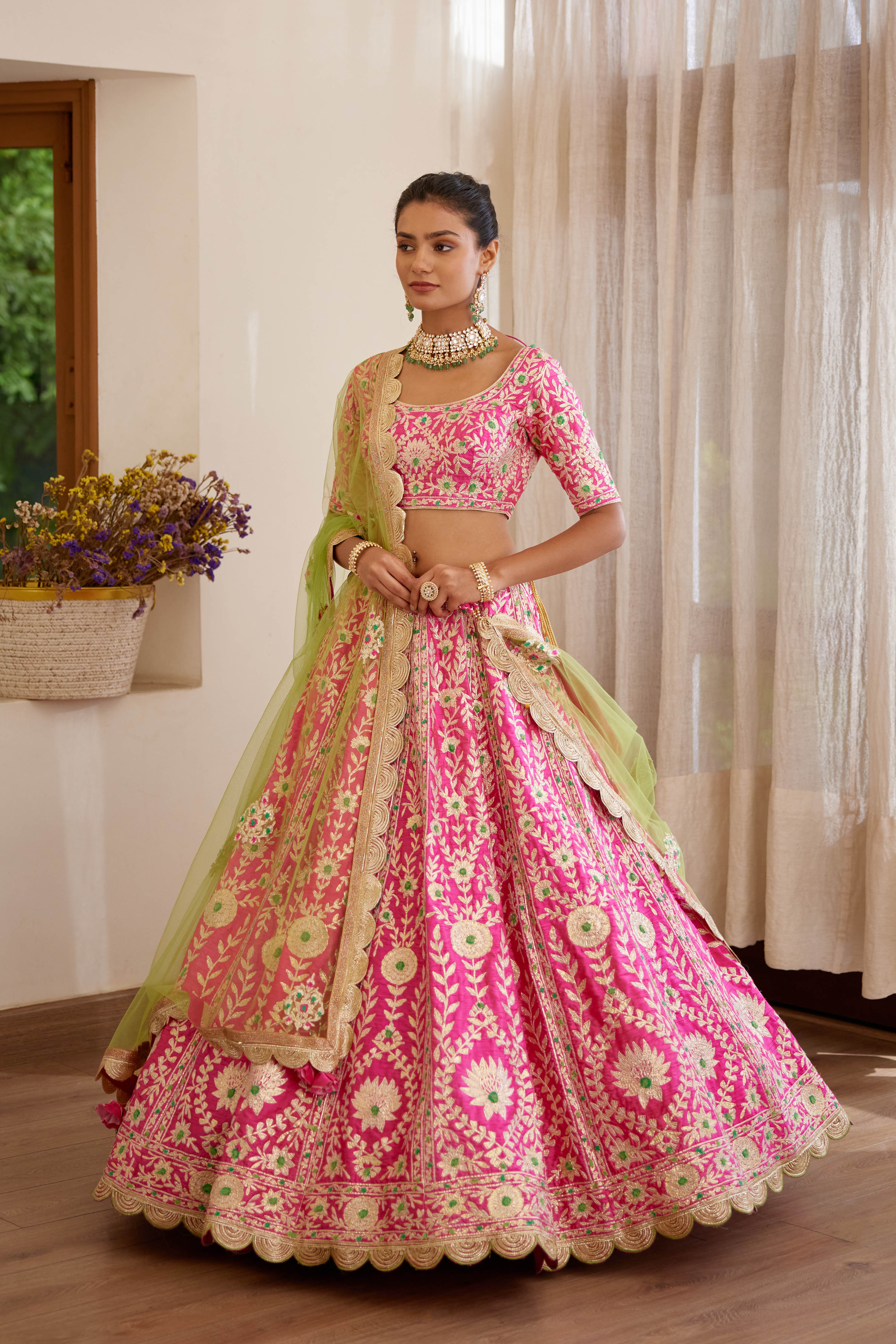 Pink Lehenga Set