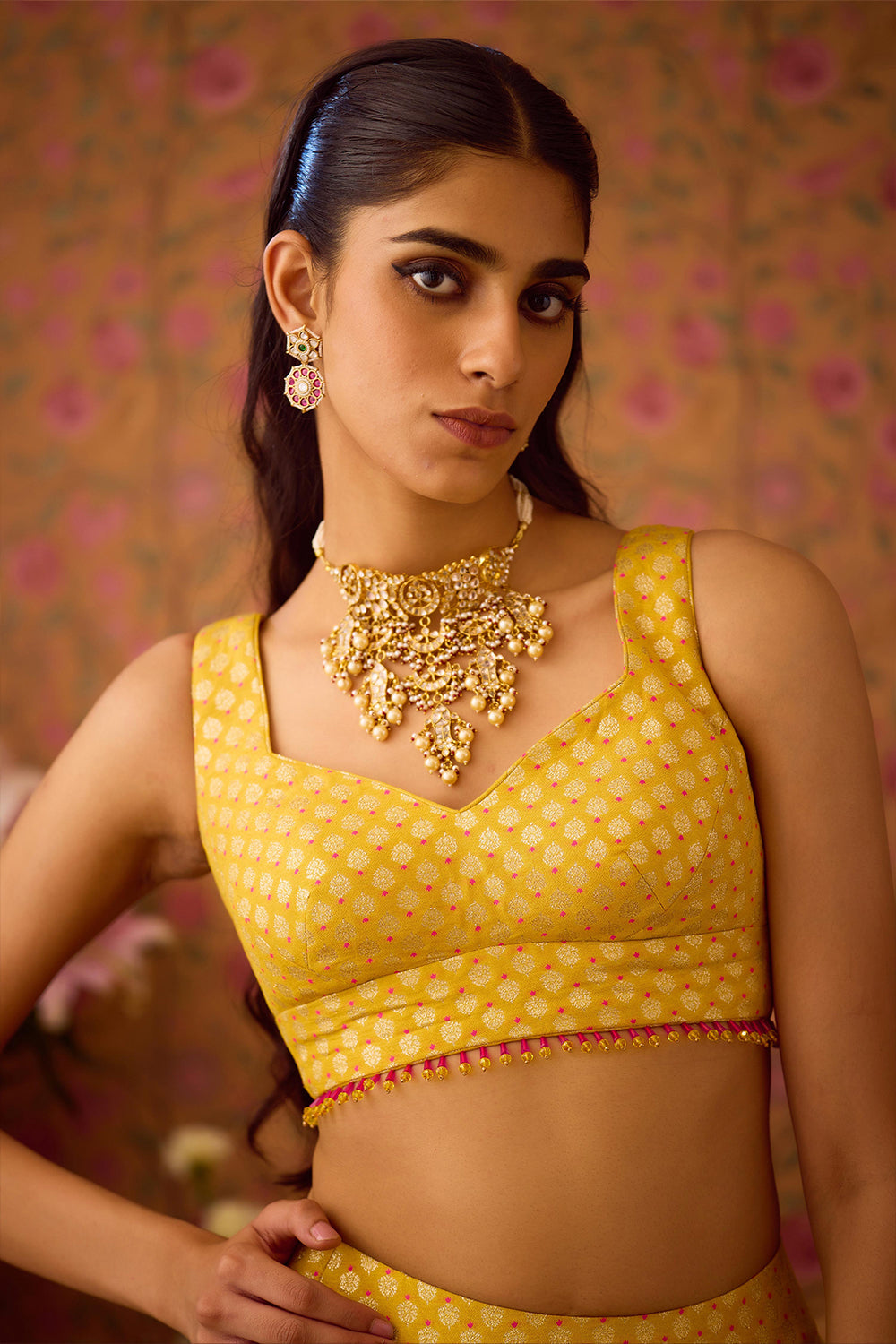 Maize Yellow Lehenga Set