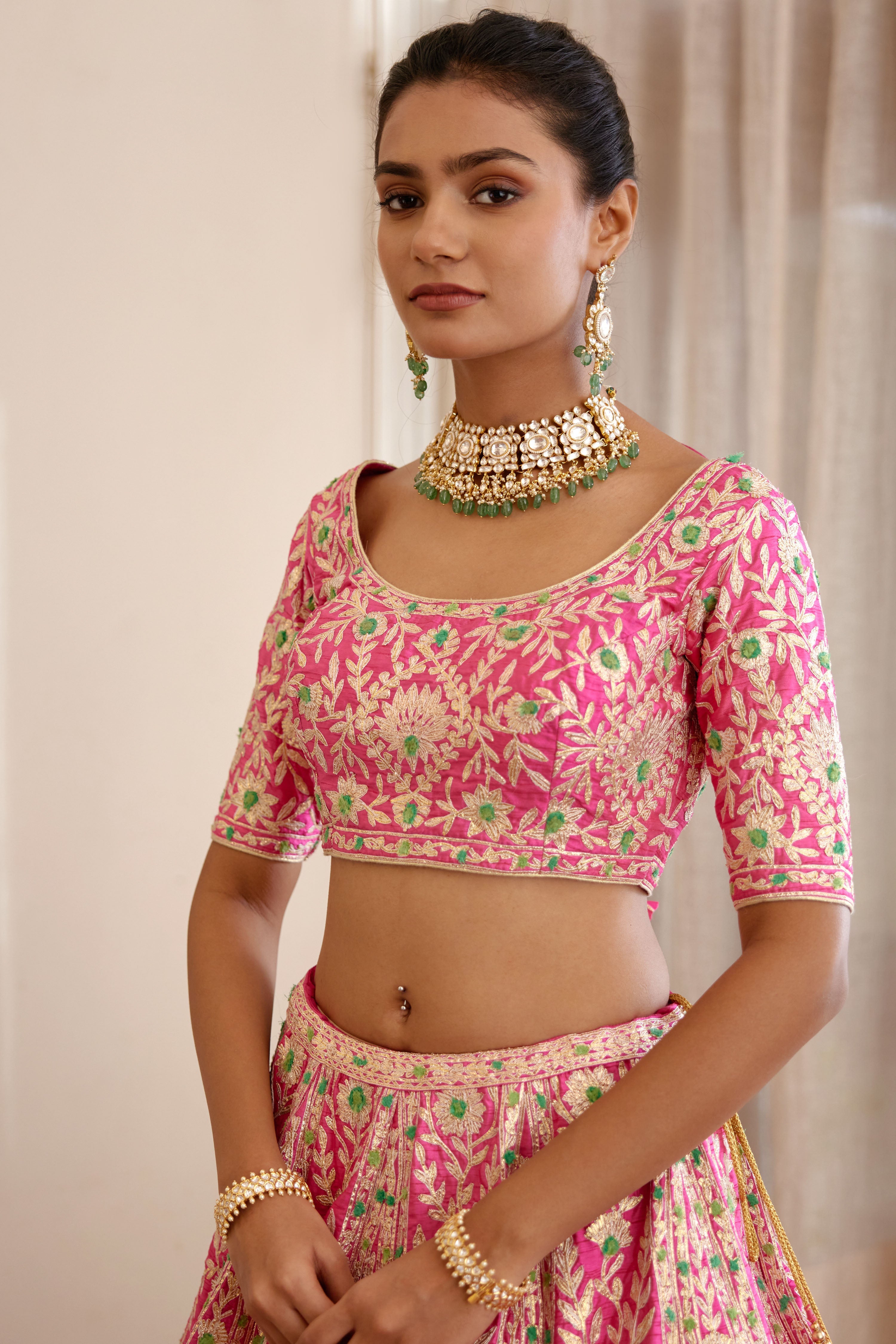 Pink Lehenga Set