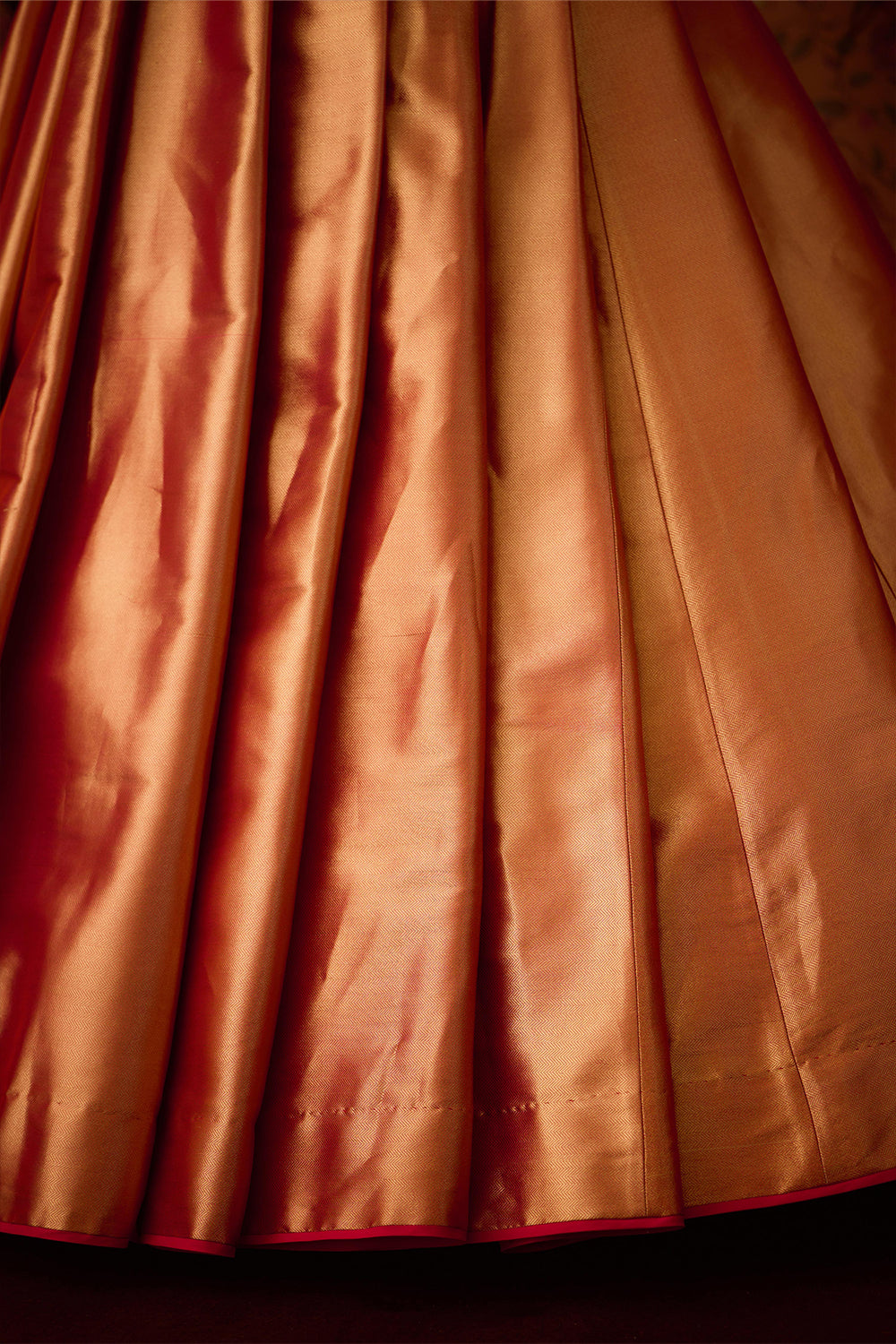 Gold Pink Lehenga Set