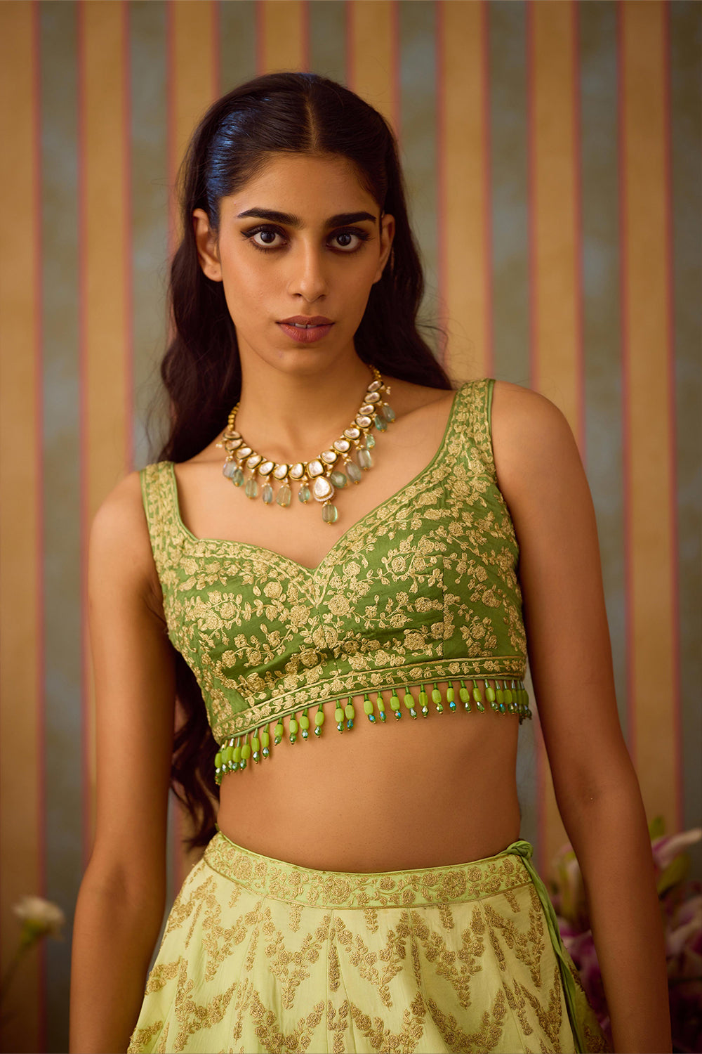 Meadow Green Lehenga Set
