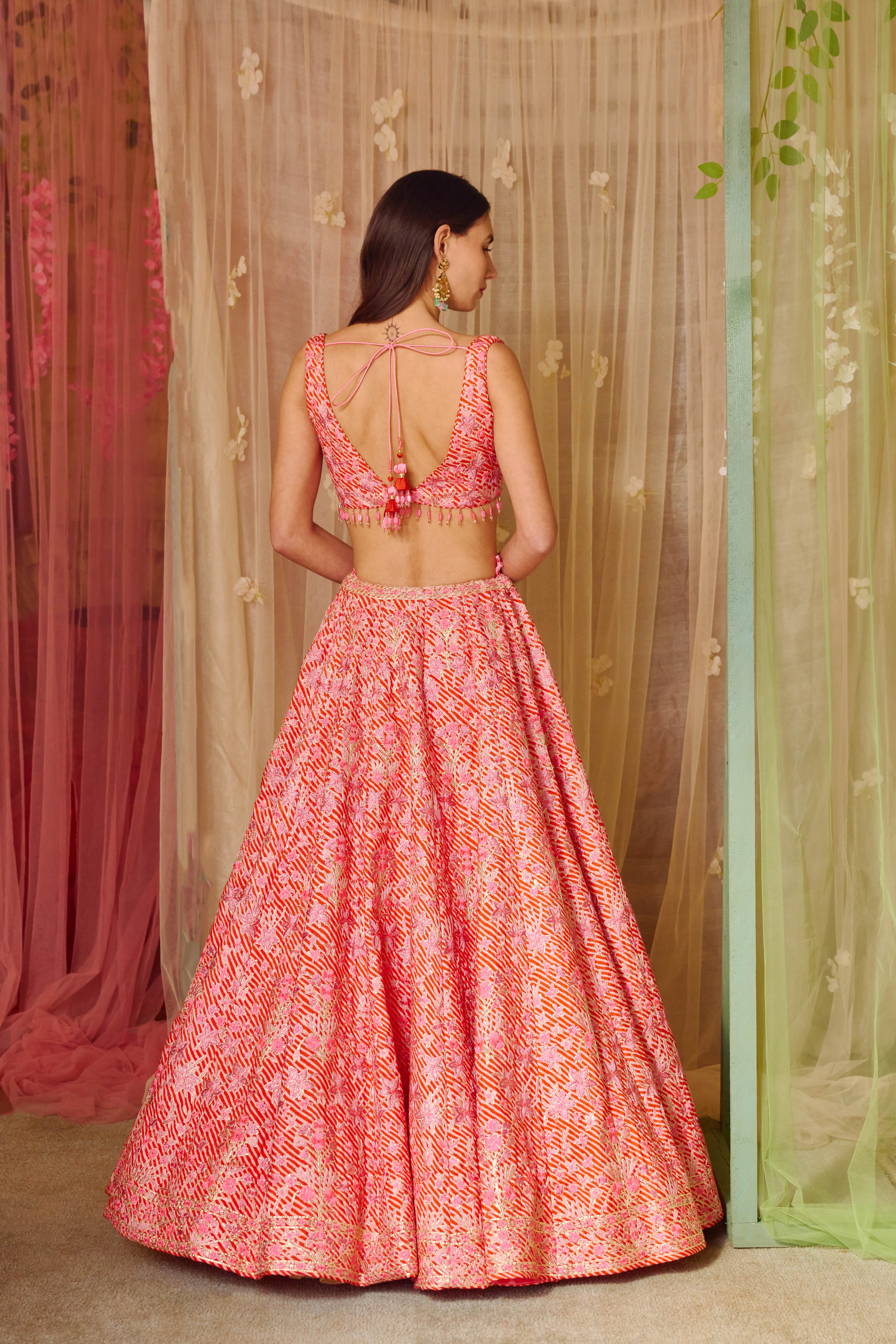 Bright Pink Lehenga Set