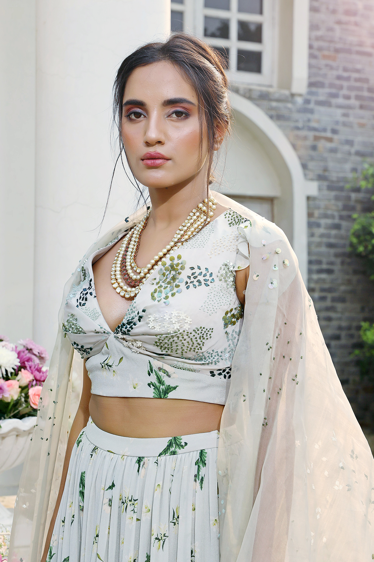 Jade Printed Lehenga Set