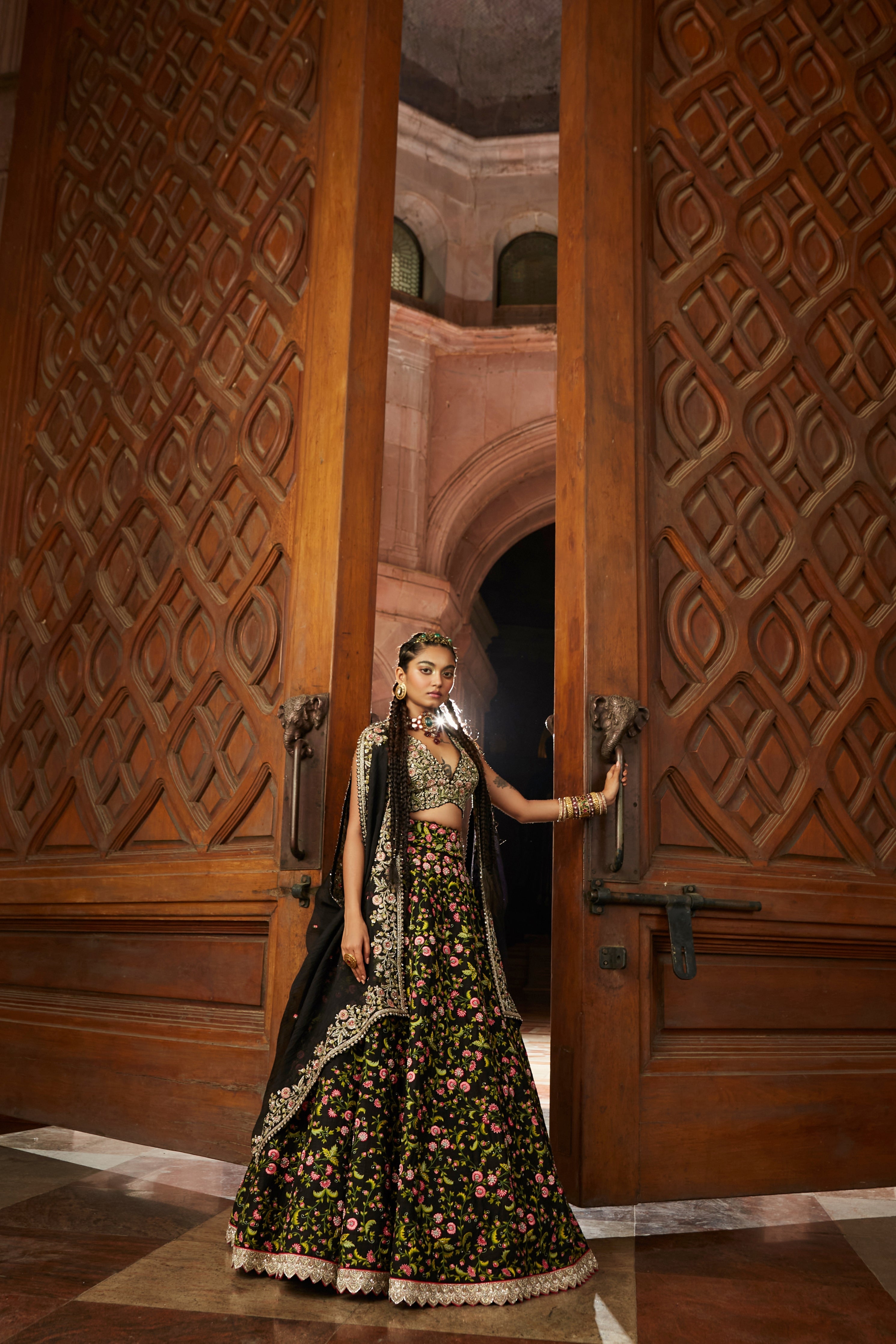 Leela Chrome Lehenga