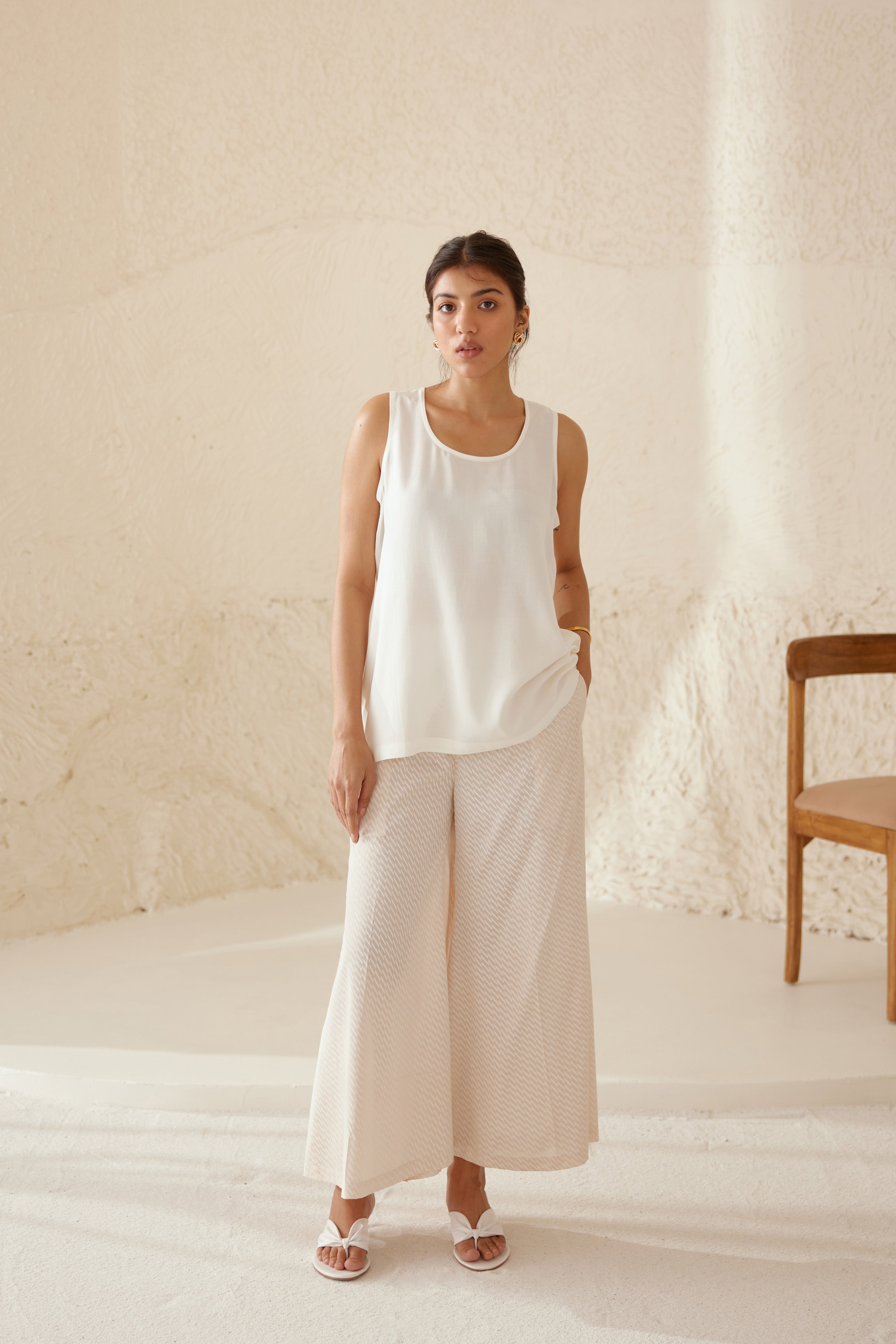 Pristine White Kimono Set