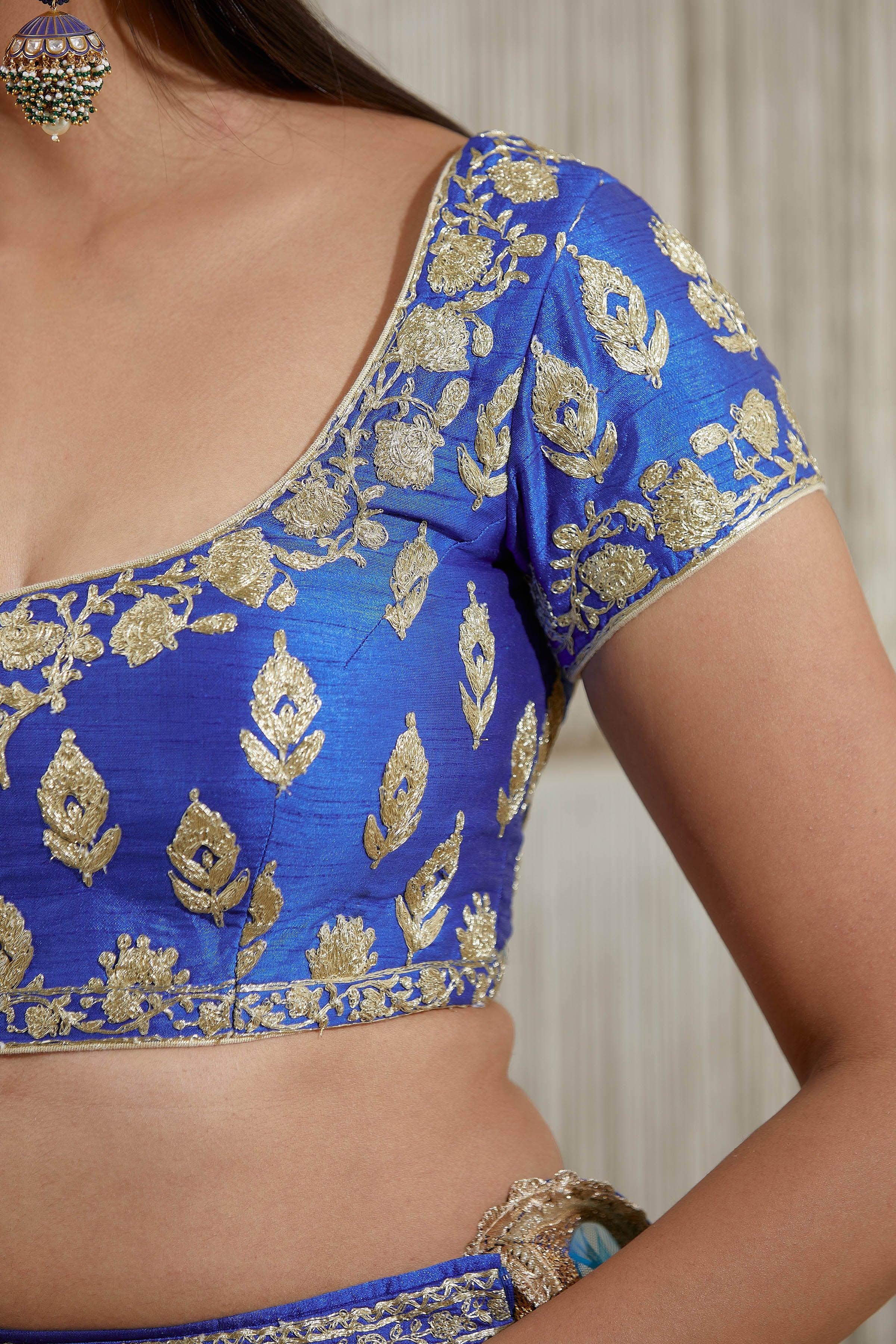 Royal Blue Lehenga set