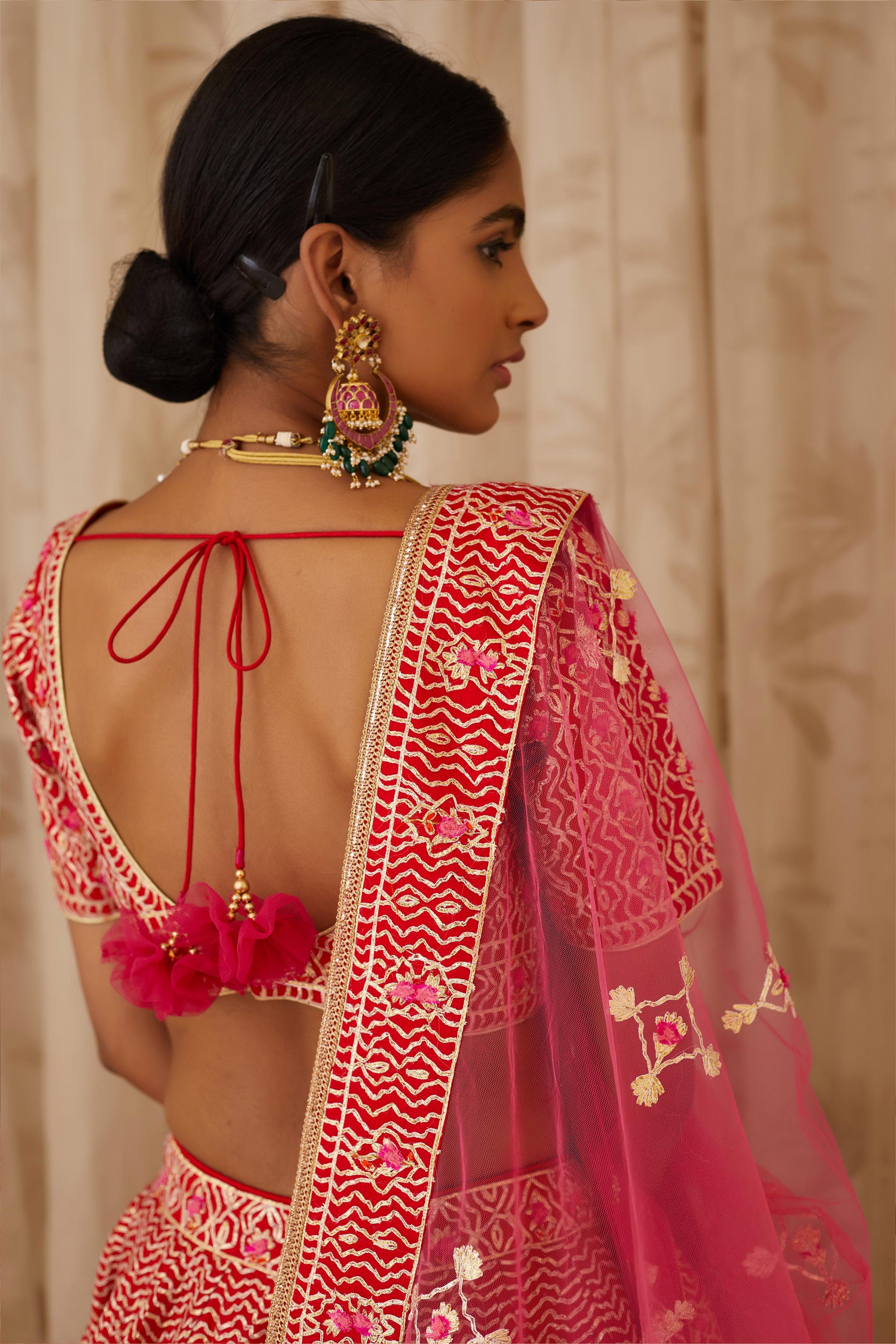 Red Lehenga Set