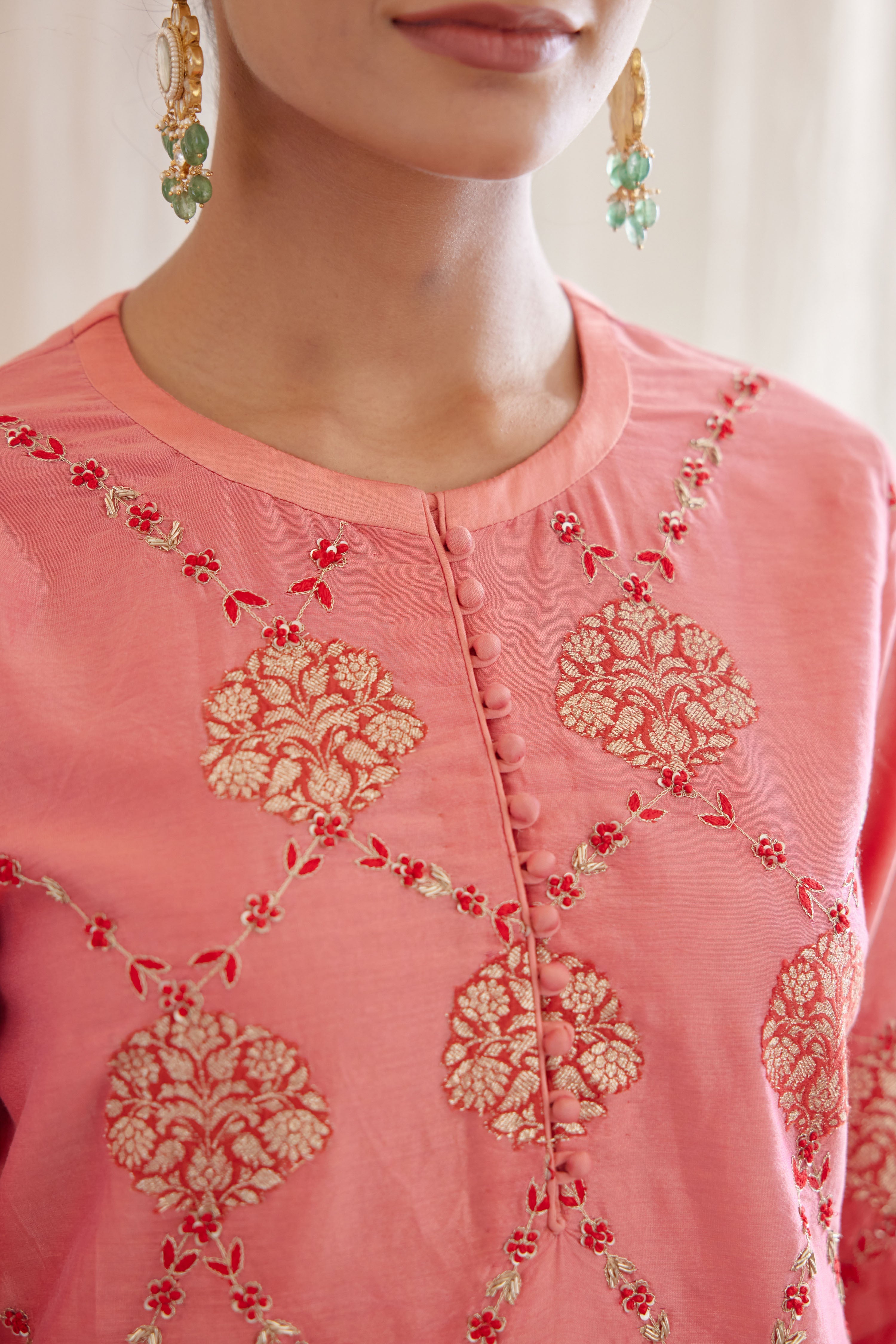 Rose Pink Kurta Set