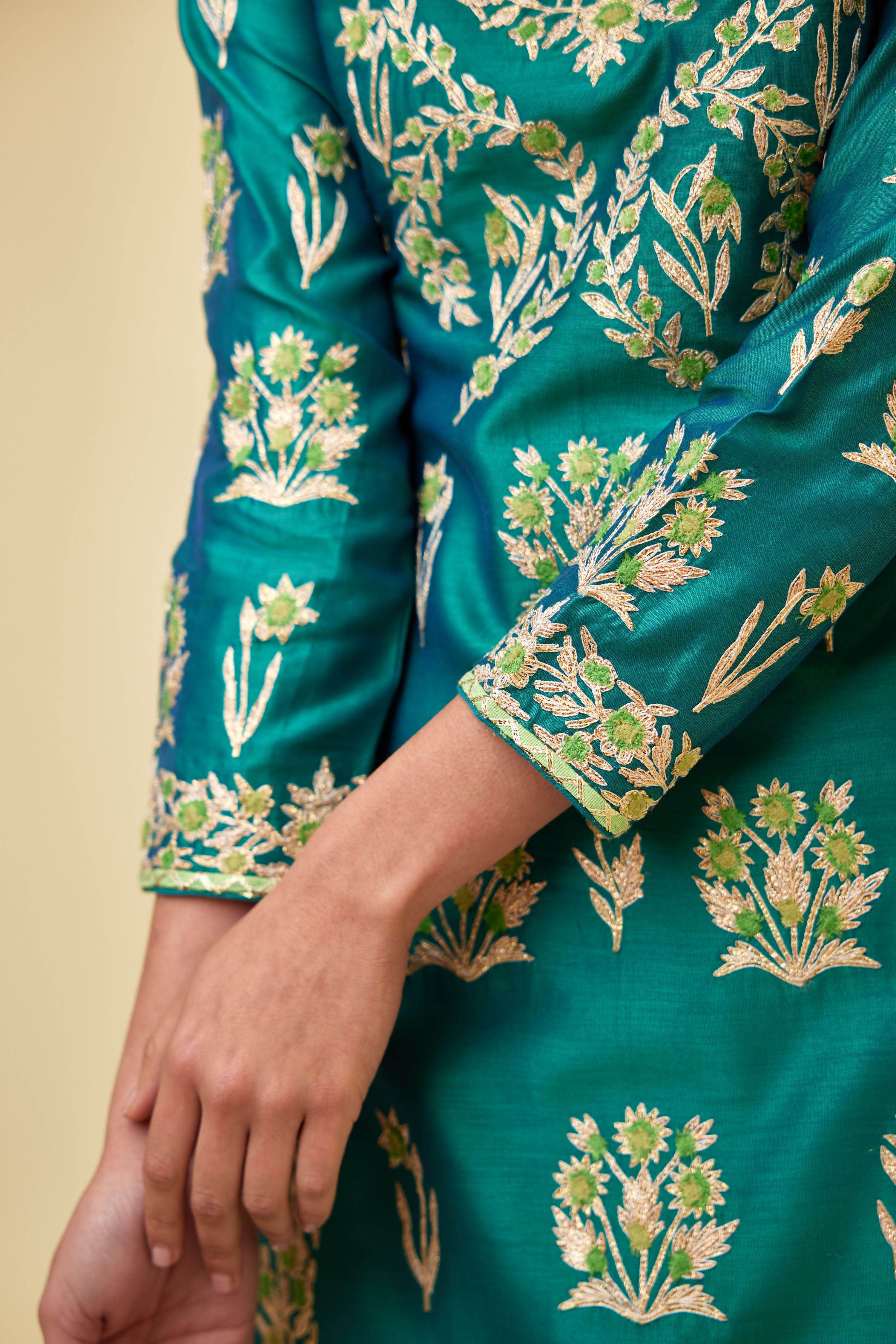 Emerald Green Sharara Set