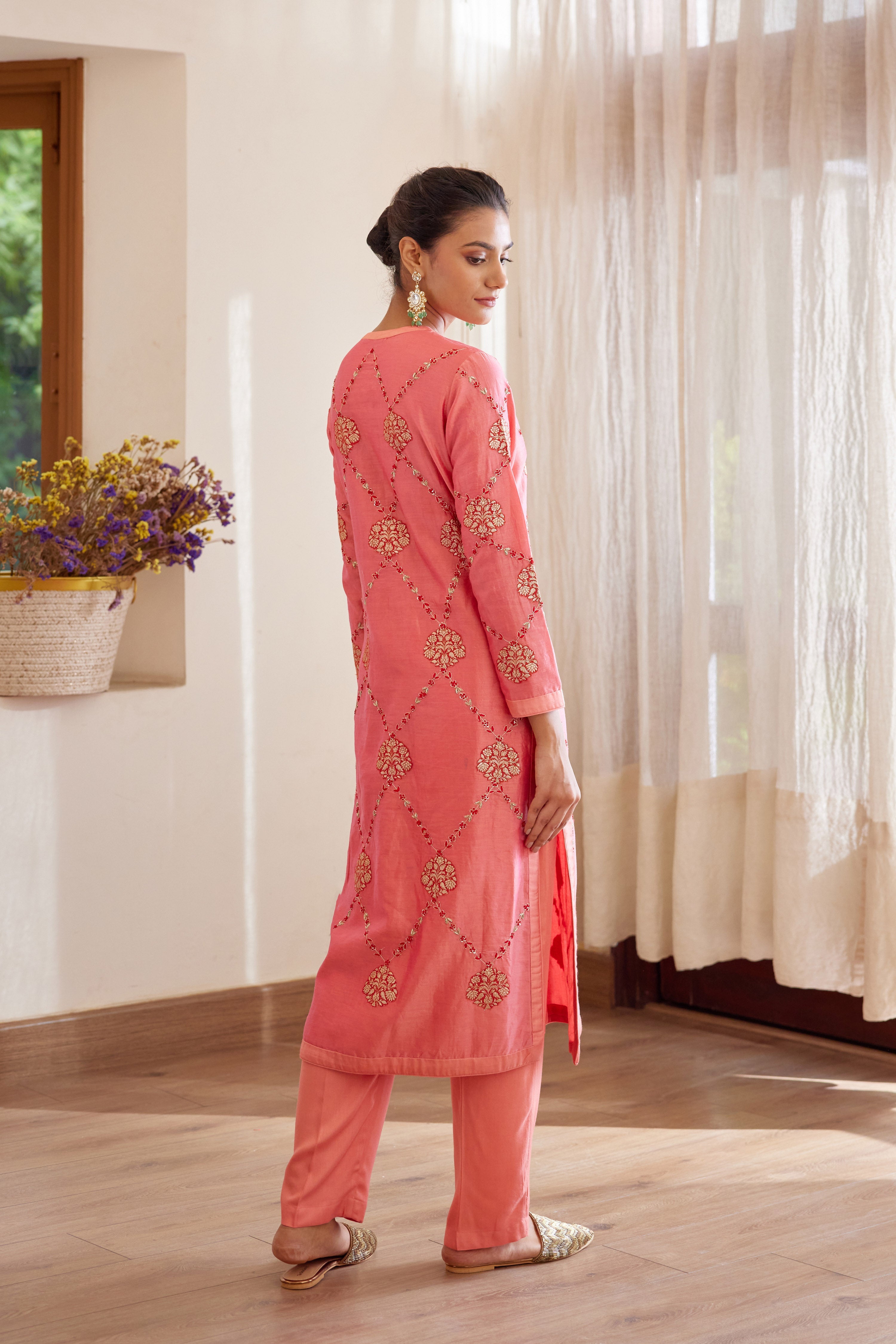 Rose Pink Kurta Set