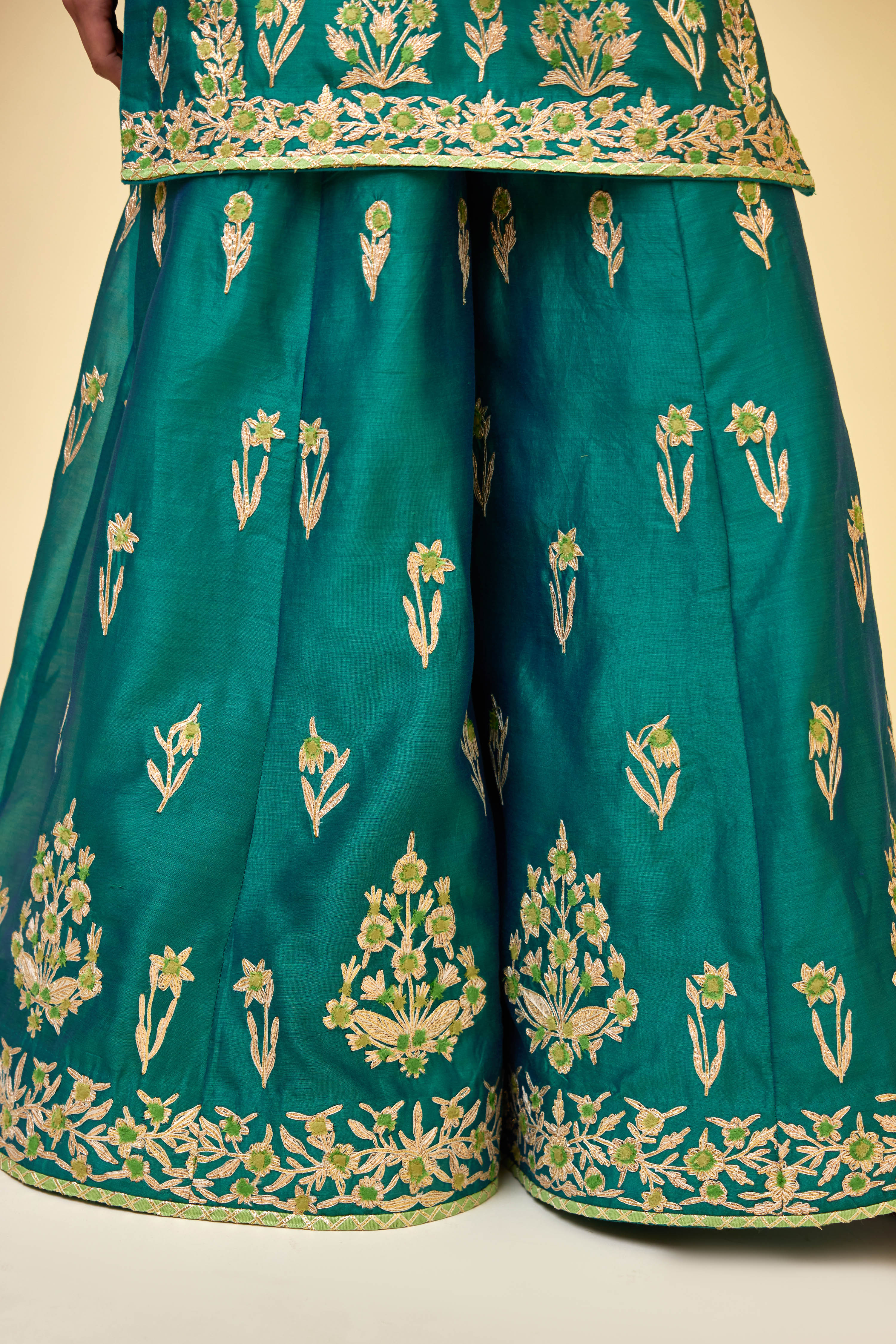 Emerald Green Sharara Set