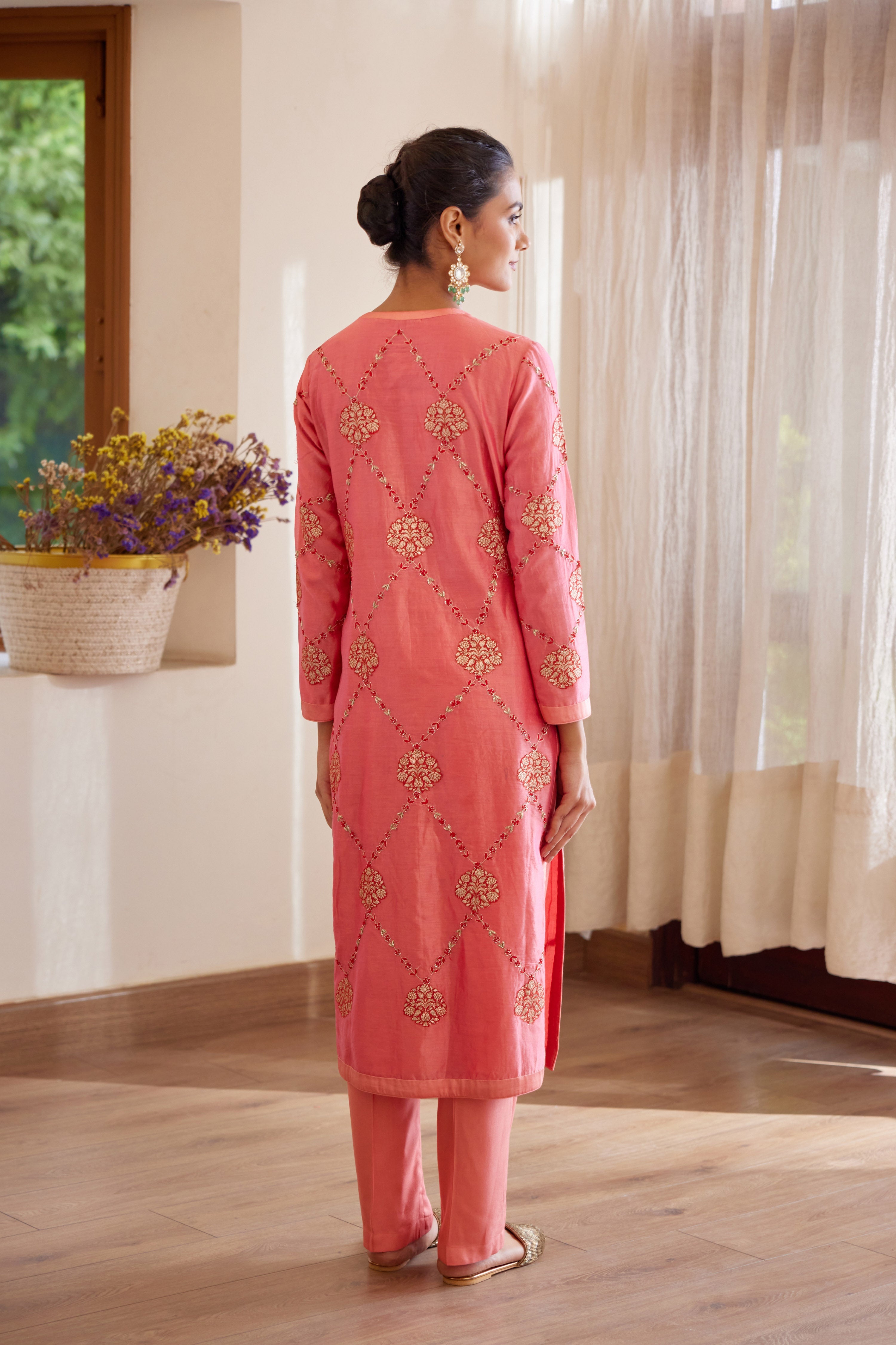 Rose Pink Kurta Set