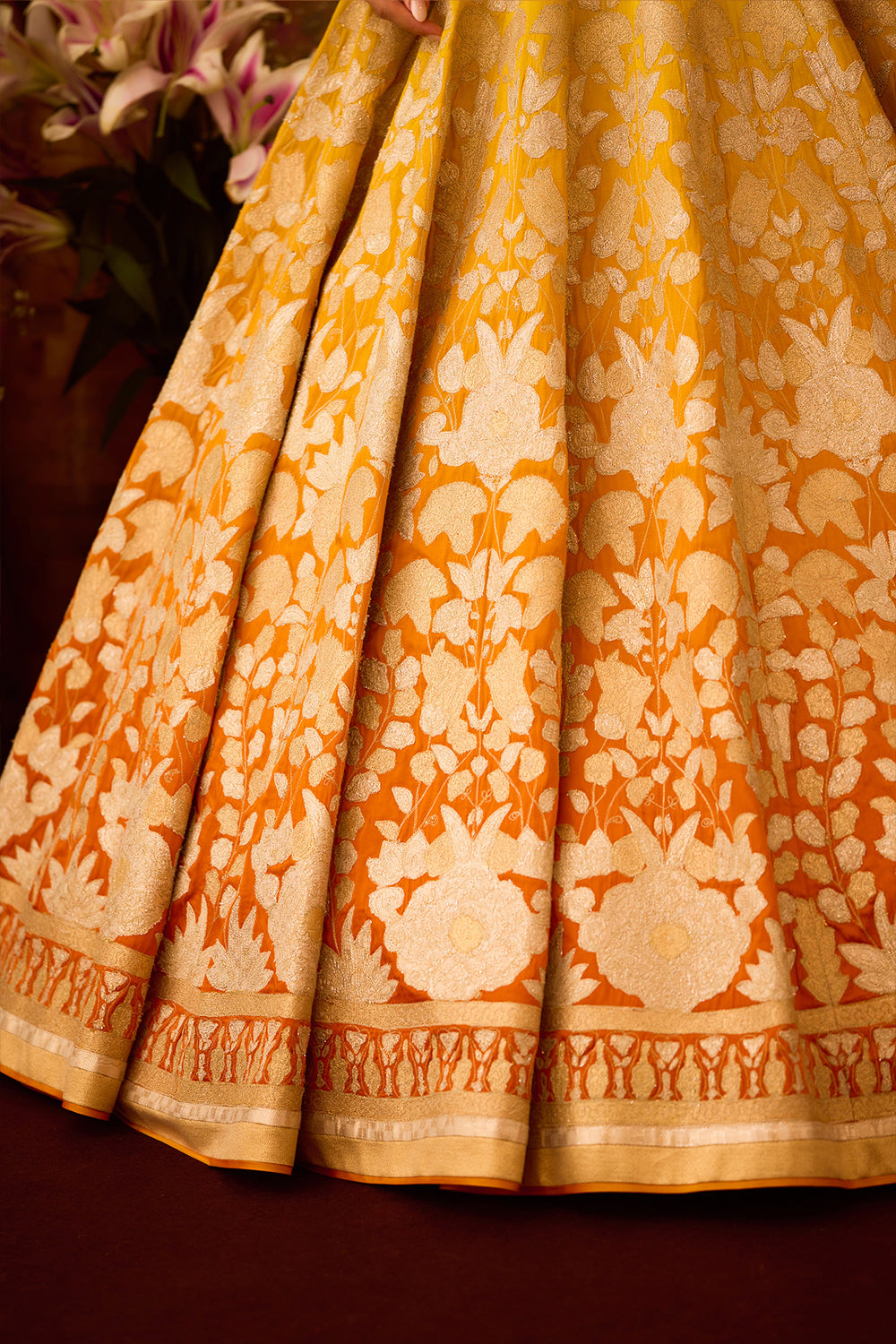 Yellow Choli Lehenga Set