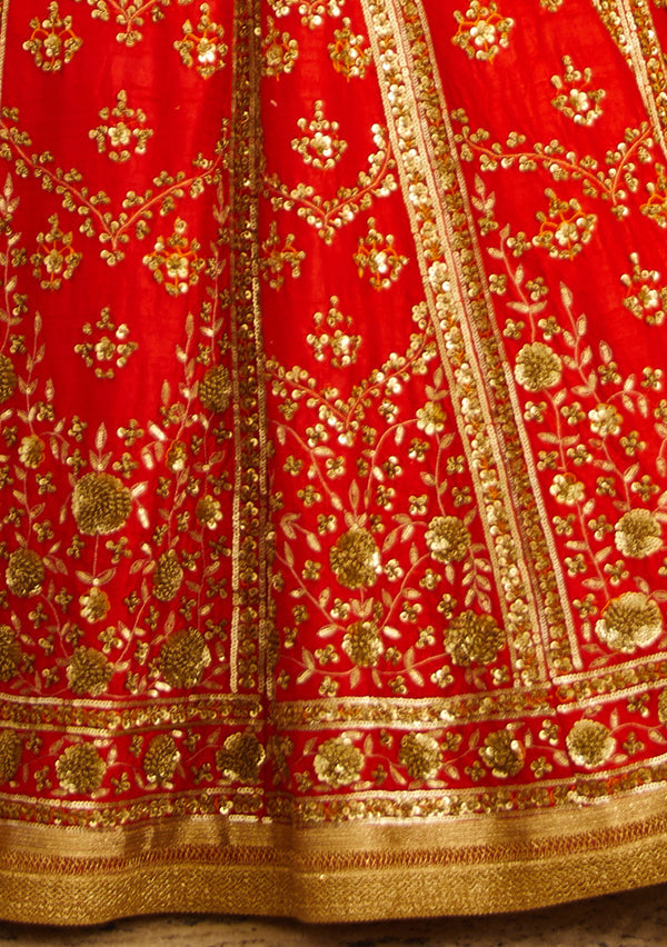 Red Lehenga Set