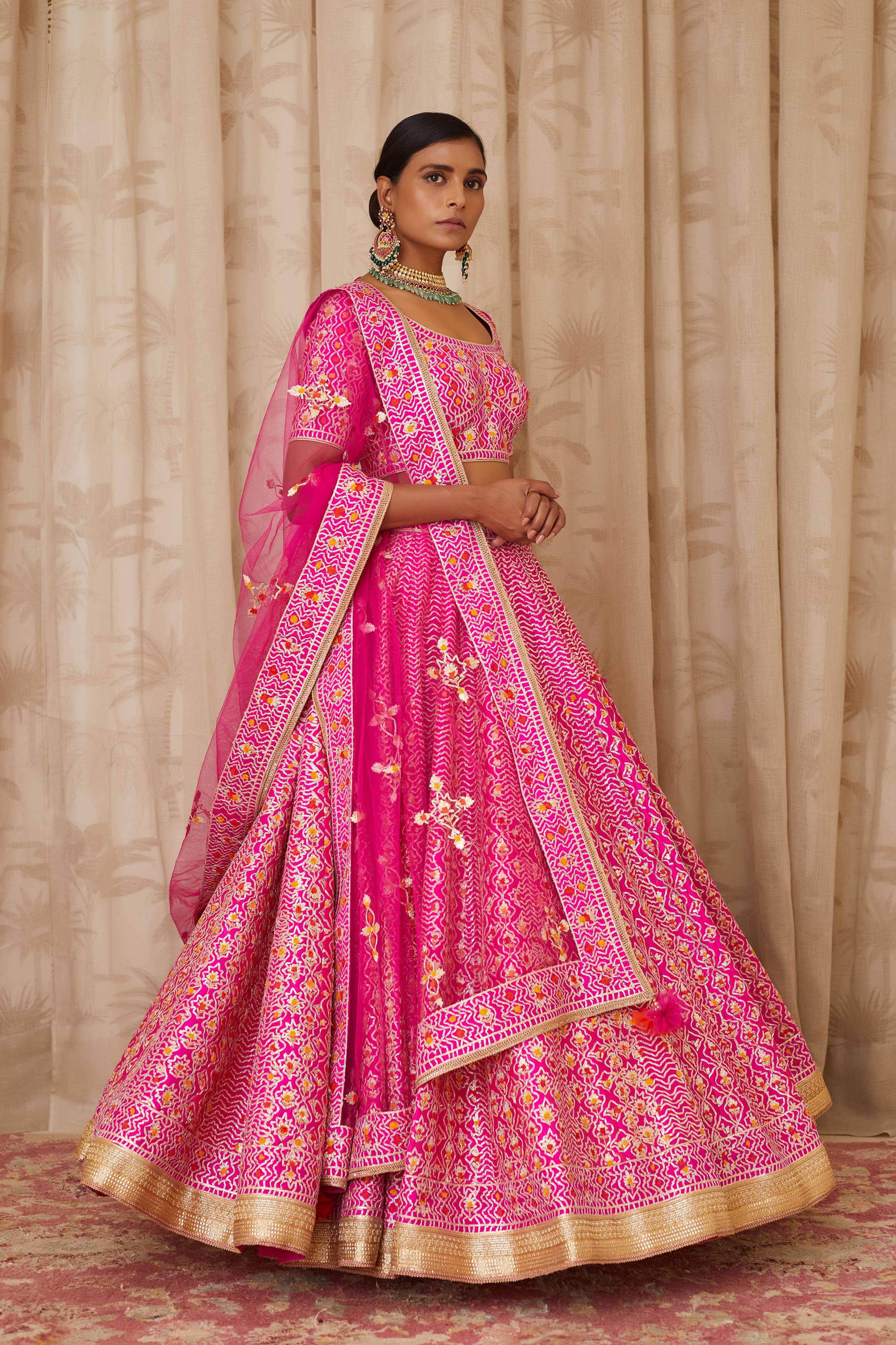 Magenta Pink Lehenga Set