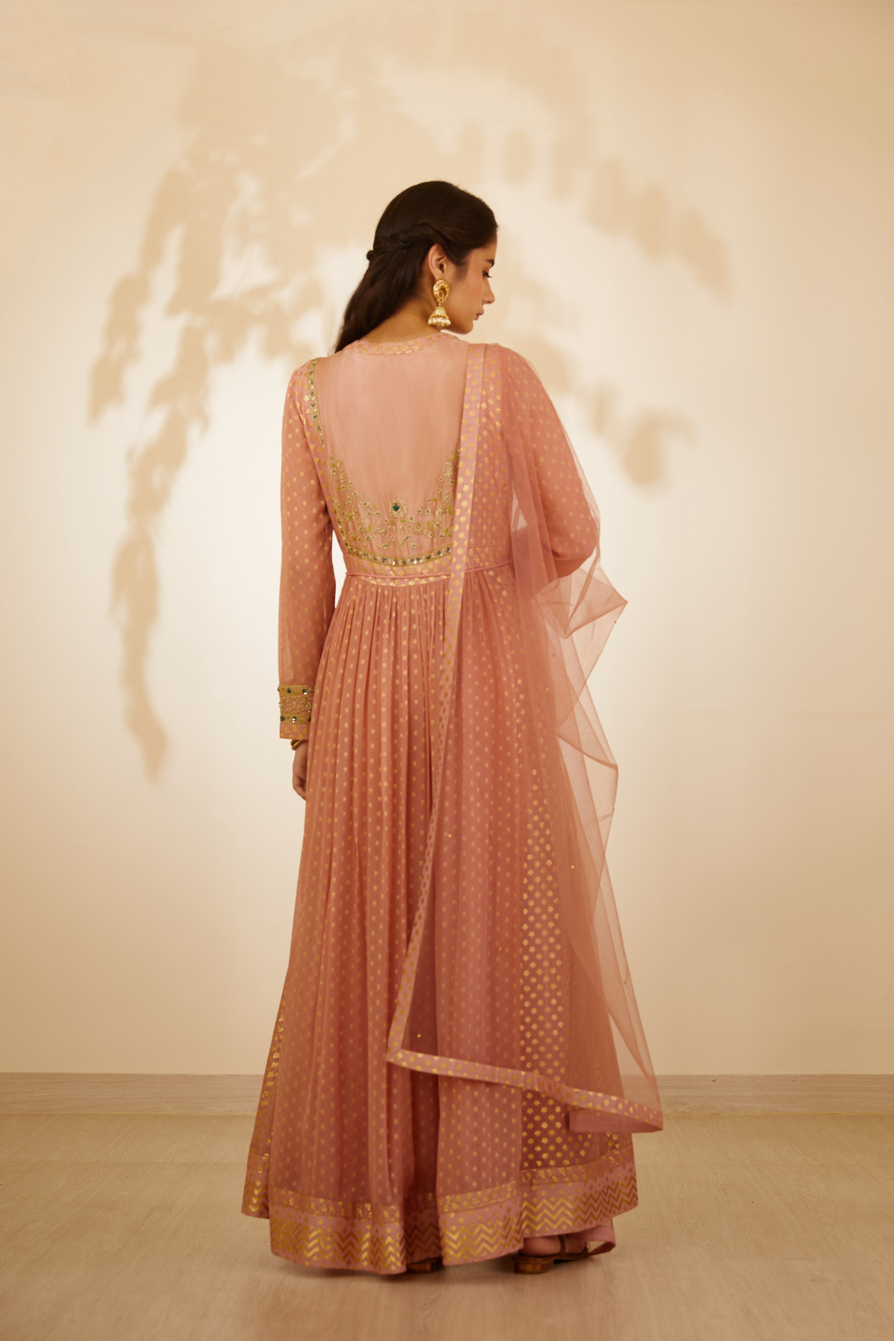 Blush Pink Anarkali Set