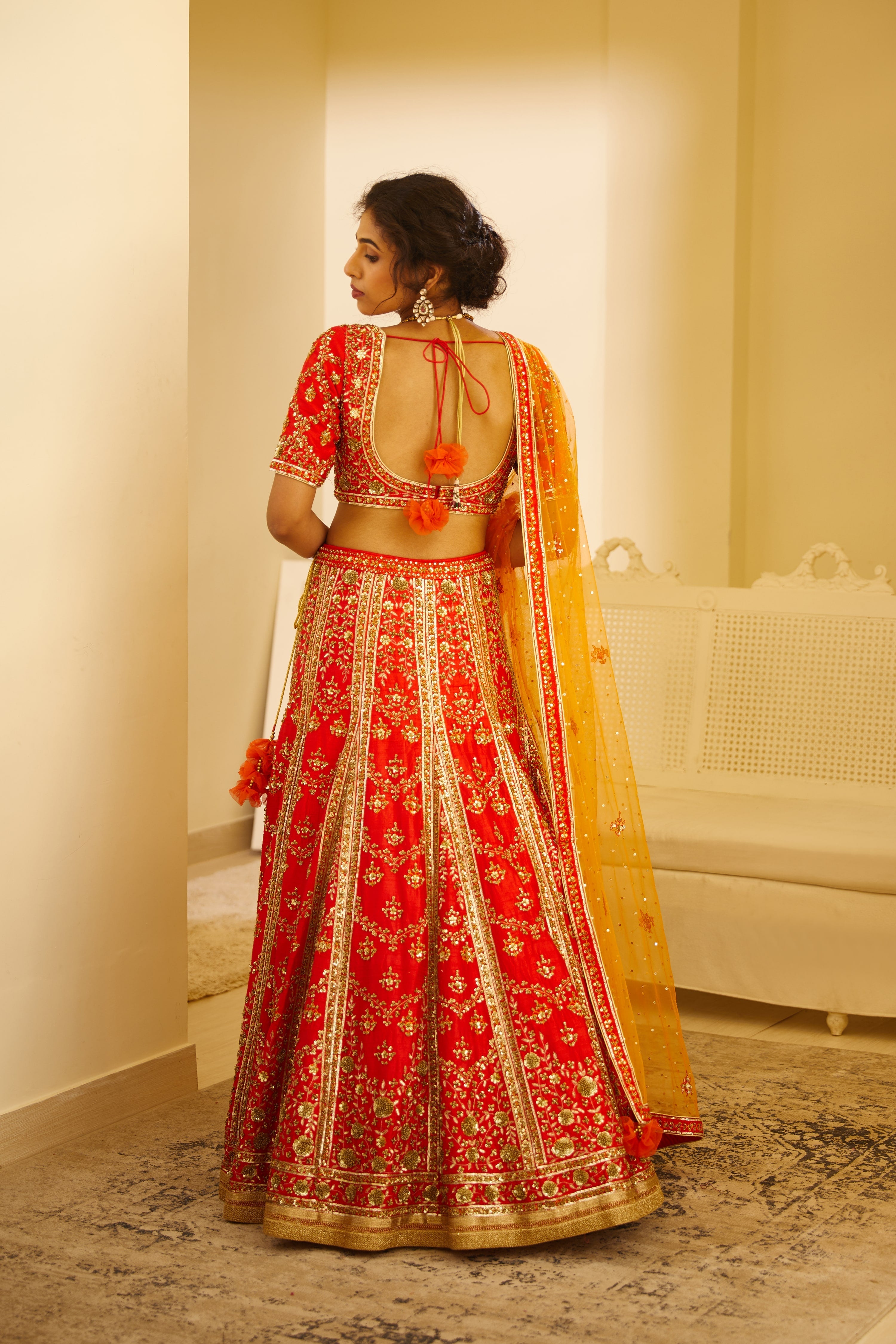 Red Lehenga Set