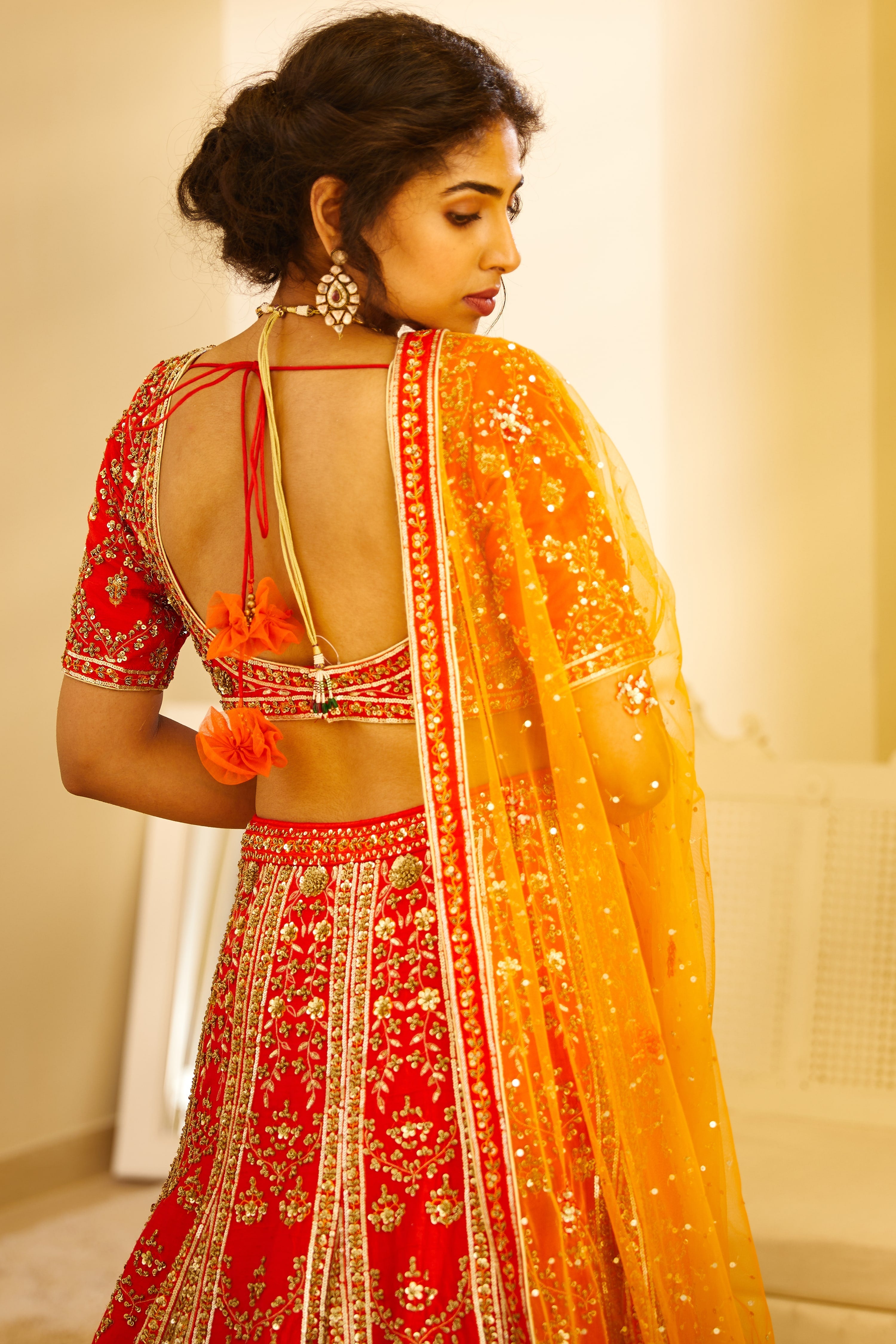 Red Lehenga Set